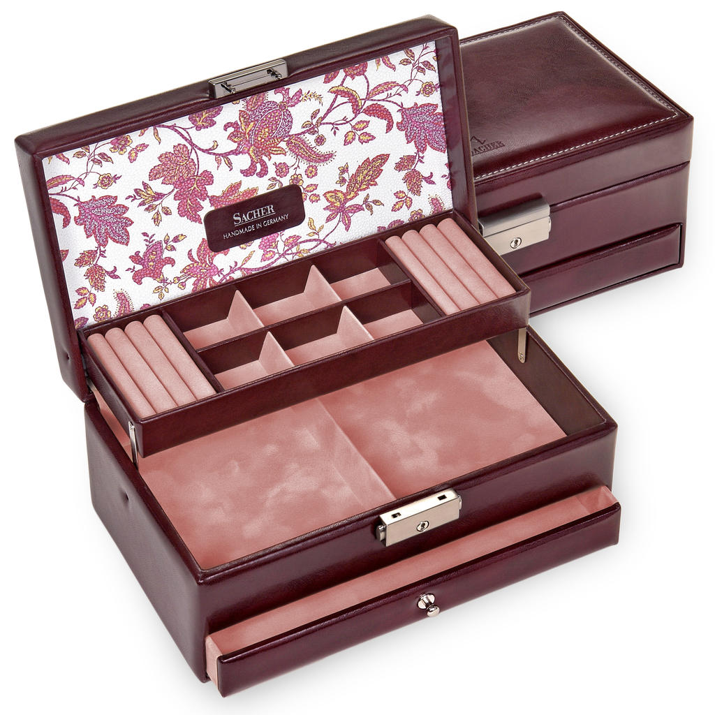 Helen florage / bordeaux jewellery box