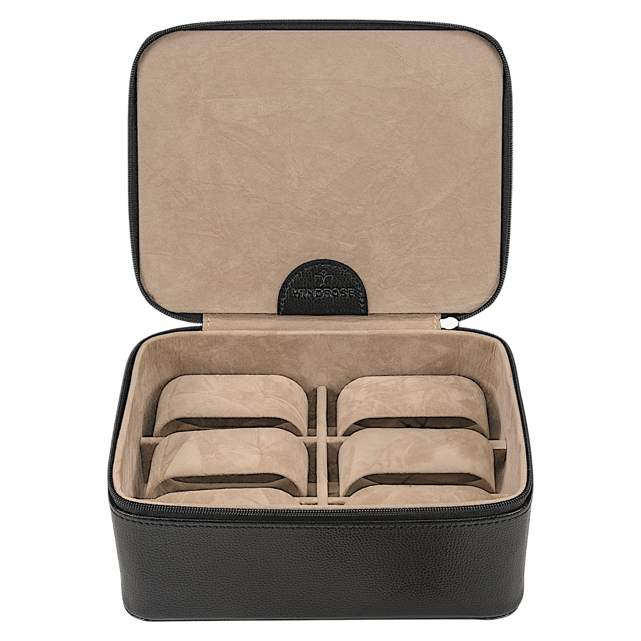 Uhrenkassette Beluga / schwarz (Leder) Uhrenkassette Beluga / schwarz (Leder)