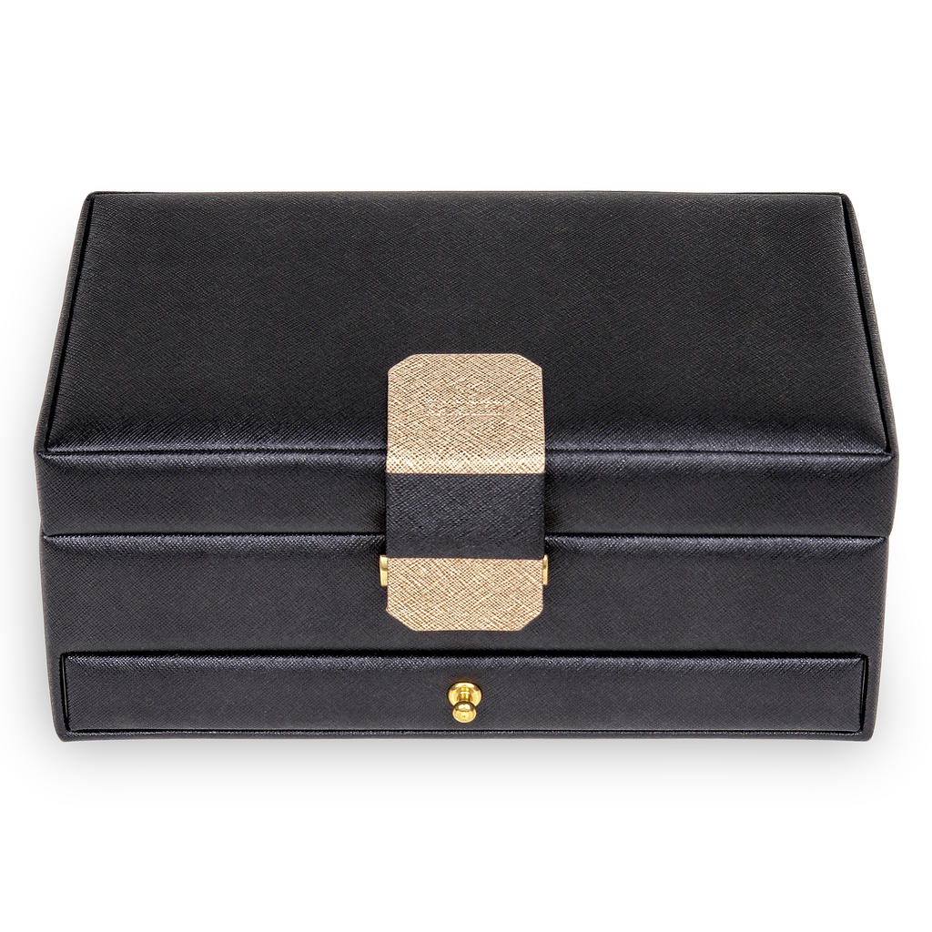 Jewellery box Helen saffiano / black