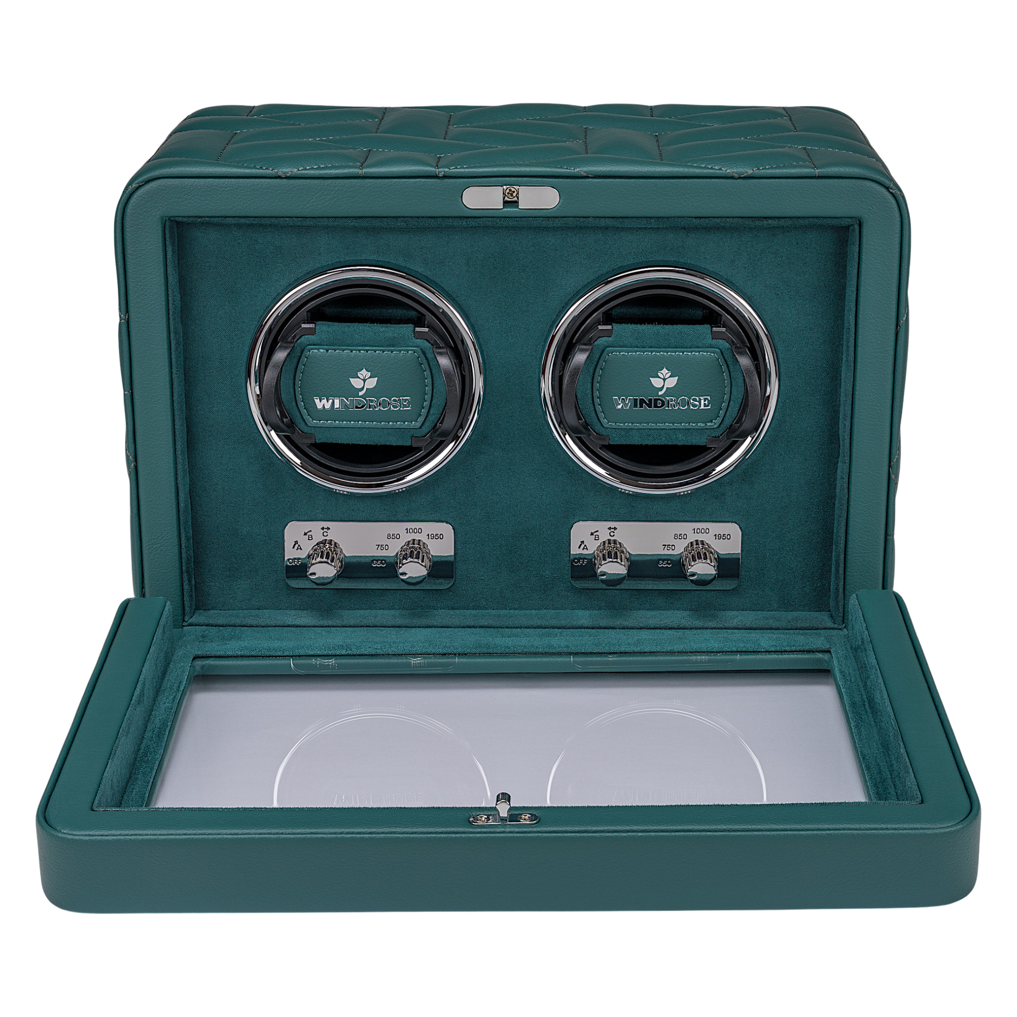 Uhrenbeweger 2 Uhren Noblesse / petrol