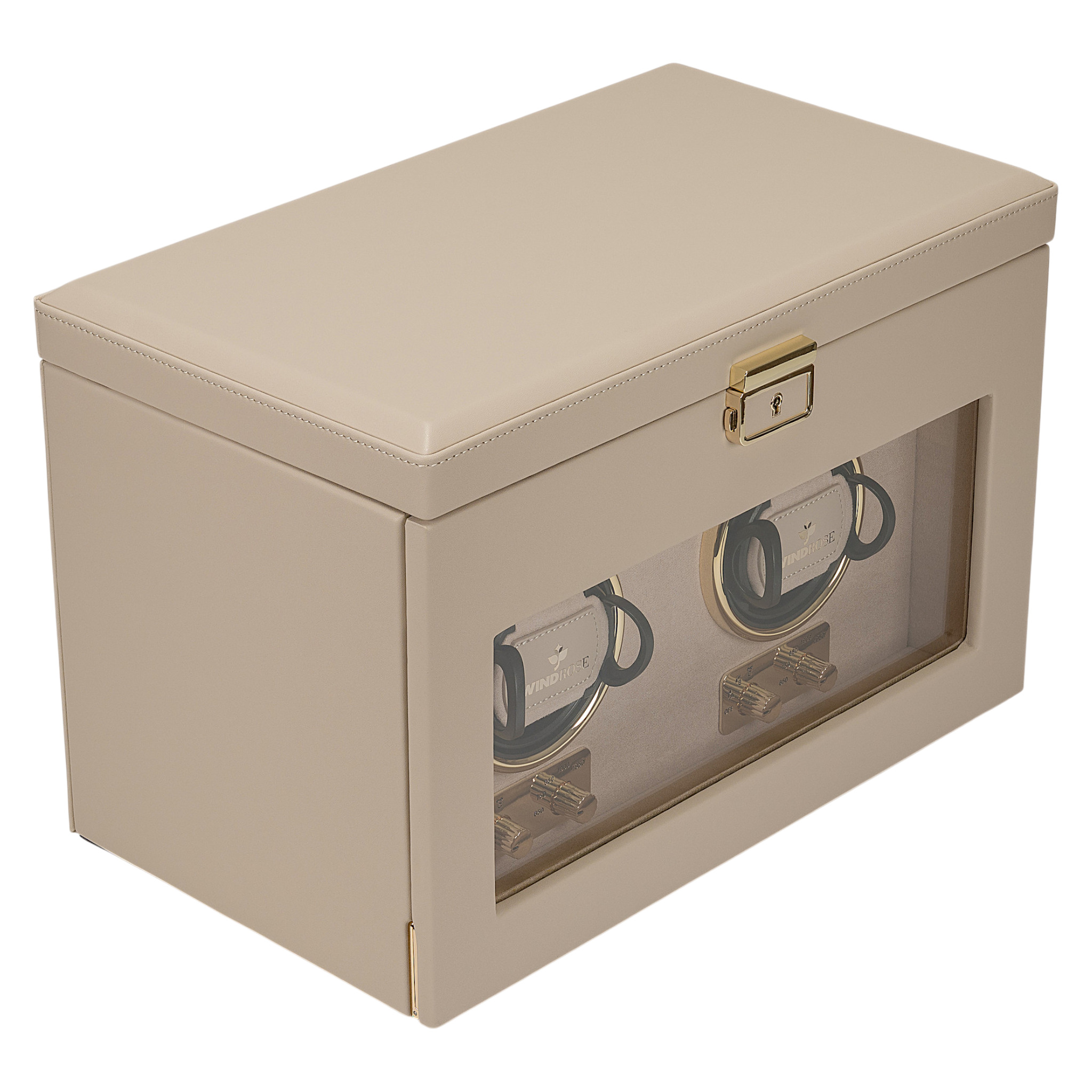 Uhrenbeweger 2 Uhren luxora / beige