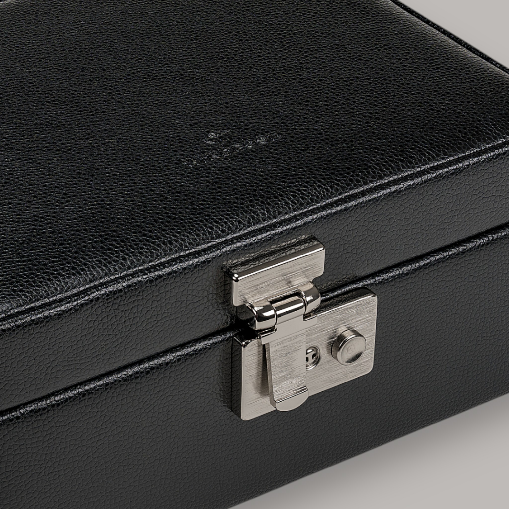 Beluga horlogebox / zwart (leer) Beluga horlogebox / zwart (leer)