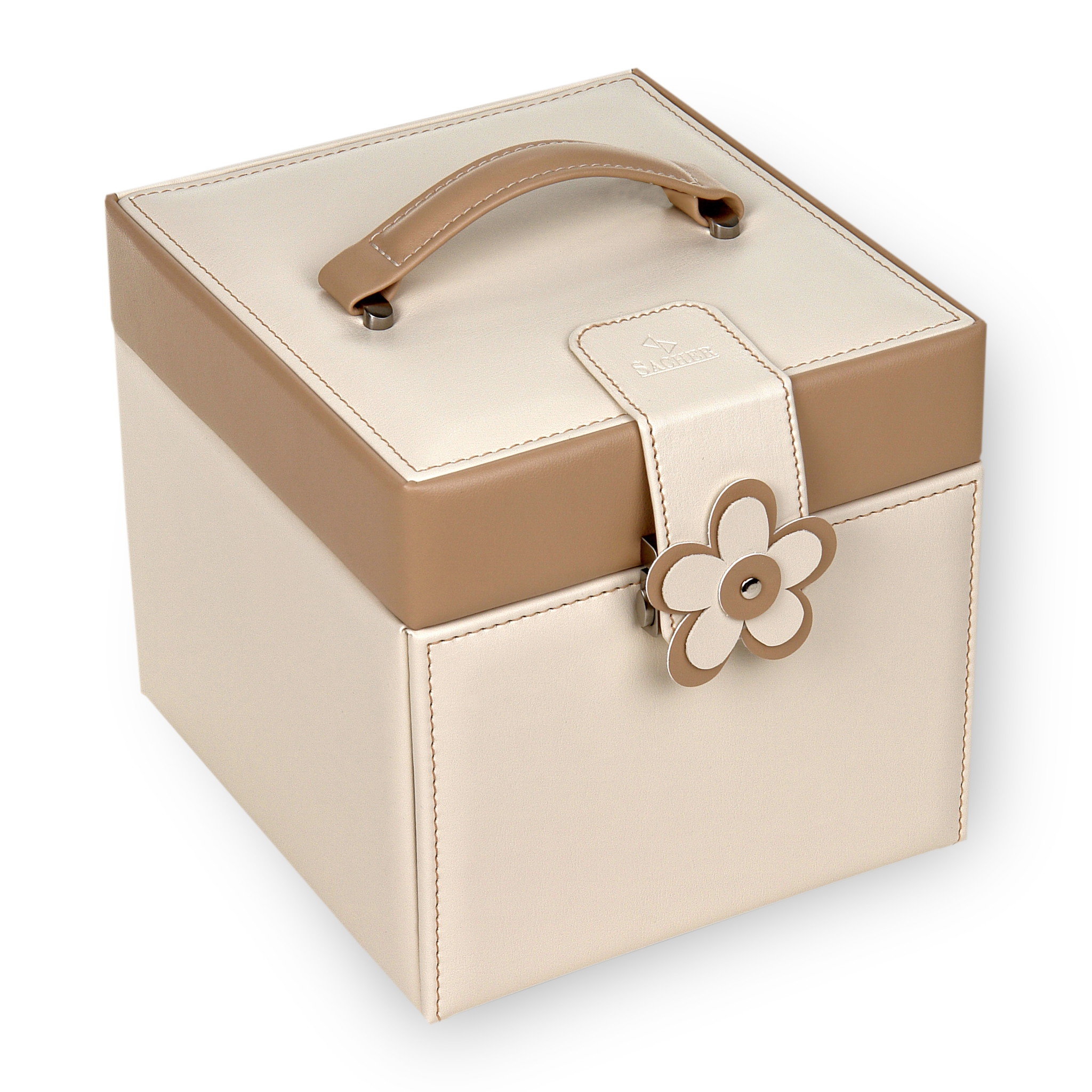 Jewellery box Erika bella fiore / cream