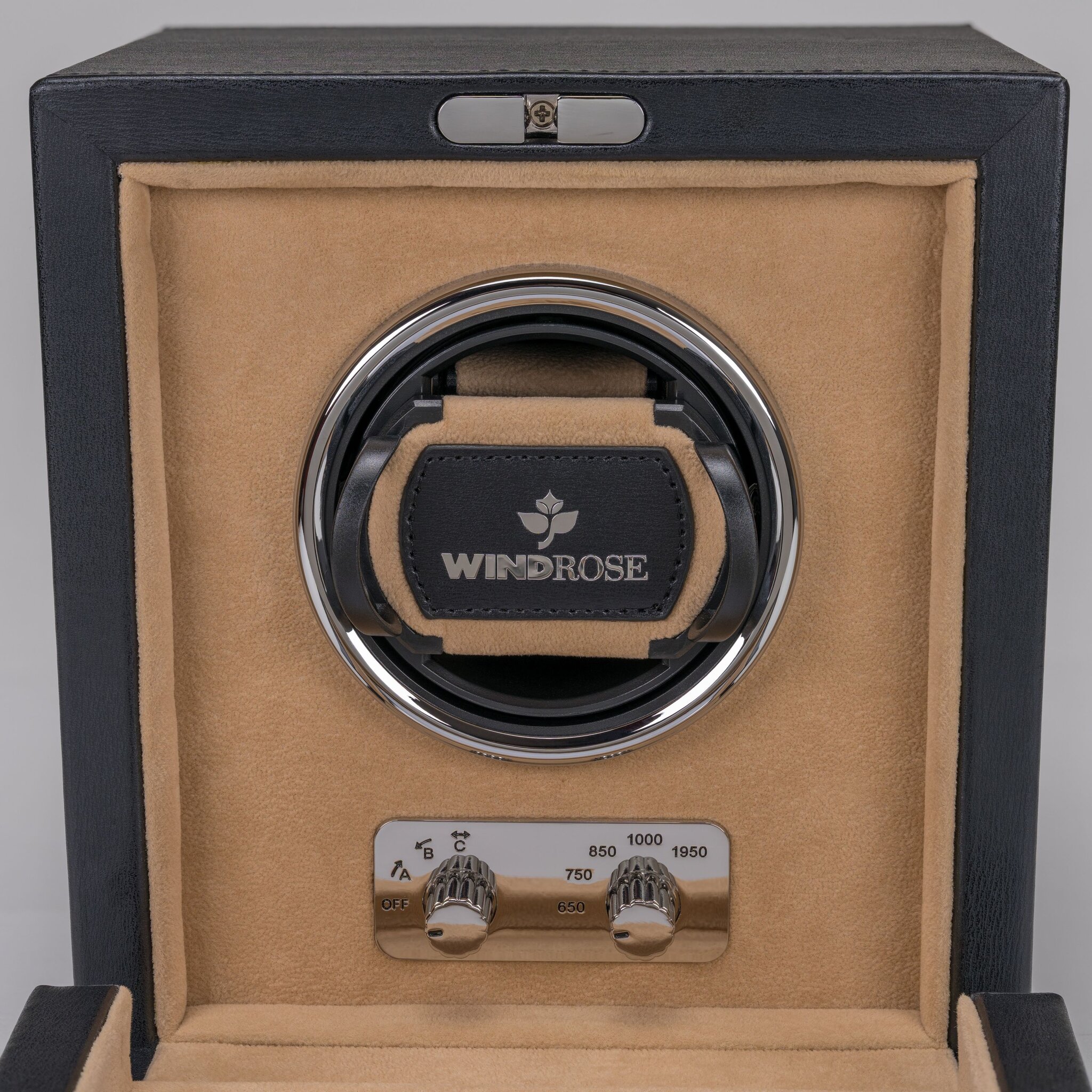 Uhrenbeweger 1 Uhr ambiance / schwarz (Leder) 