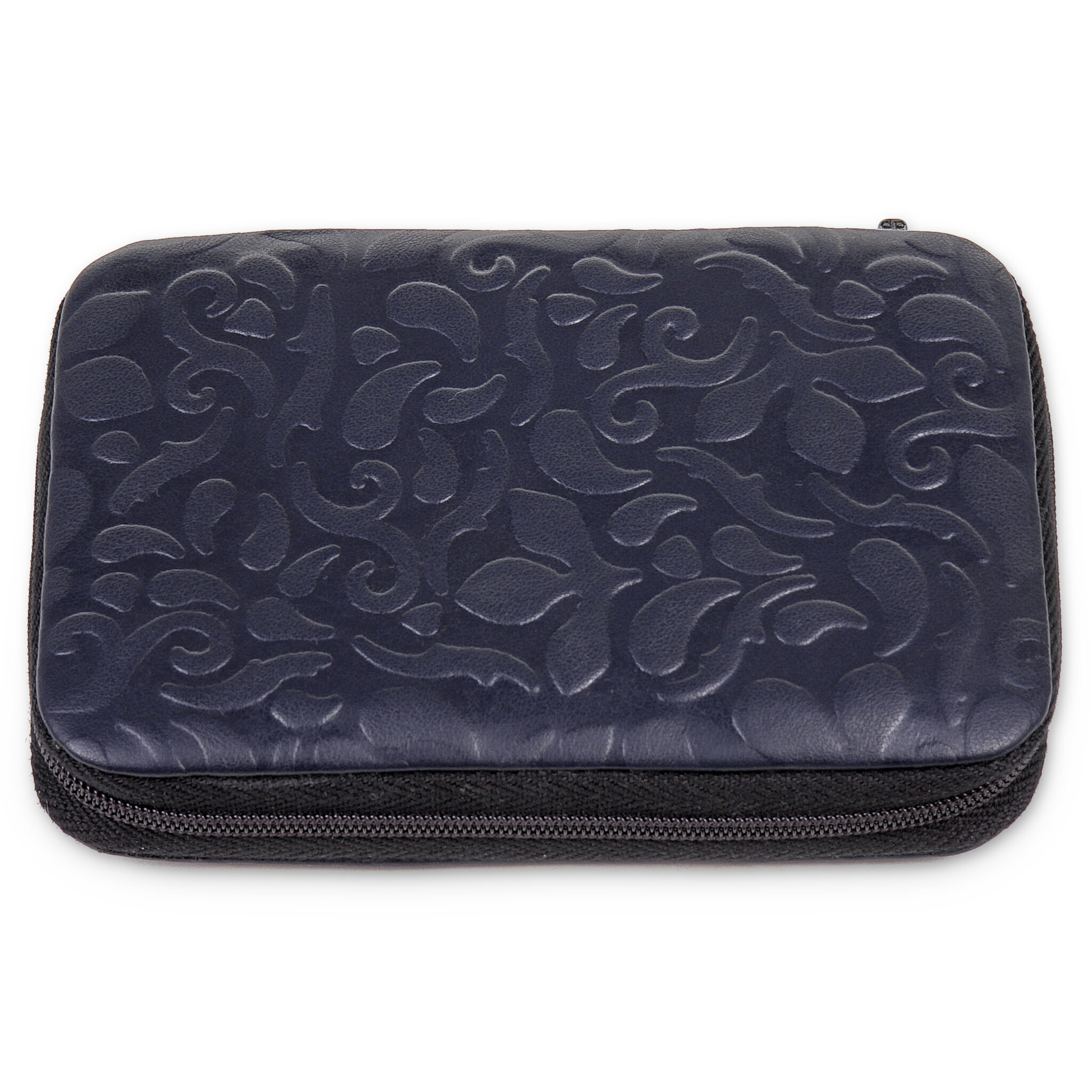 7-piece manicure case ornamento / navy (leather) 