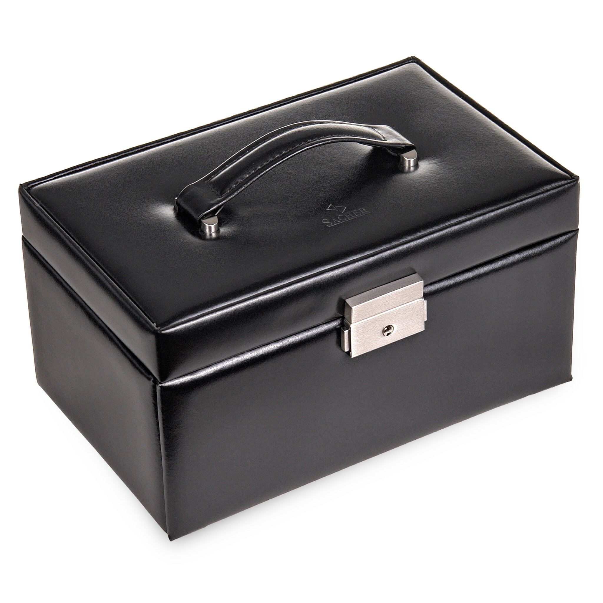 Jewellery box Eva new classic / black (leather) 