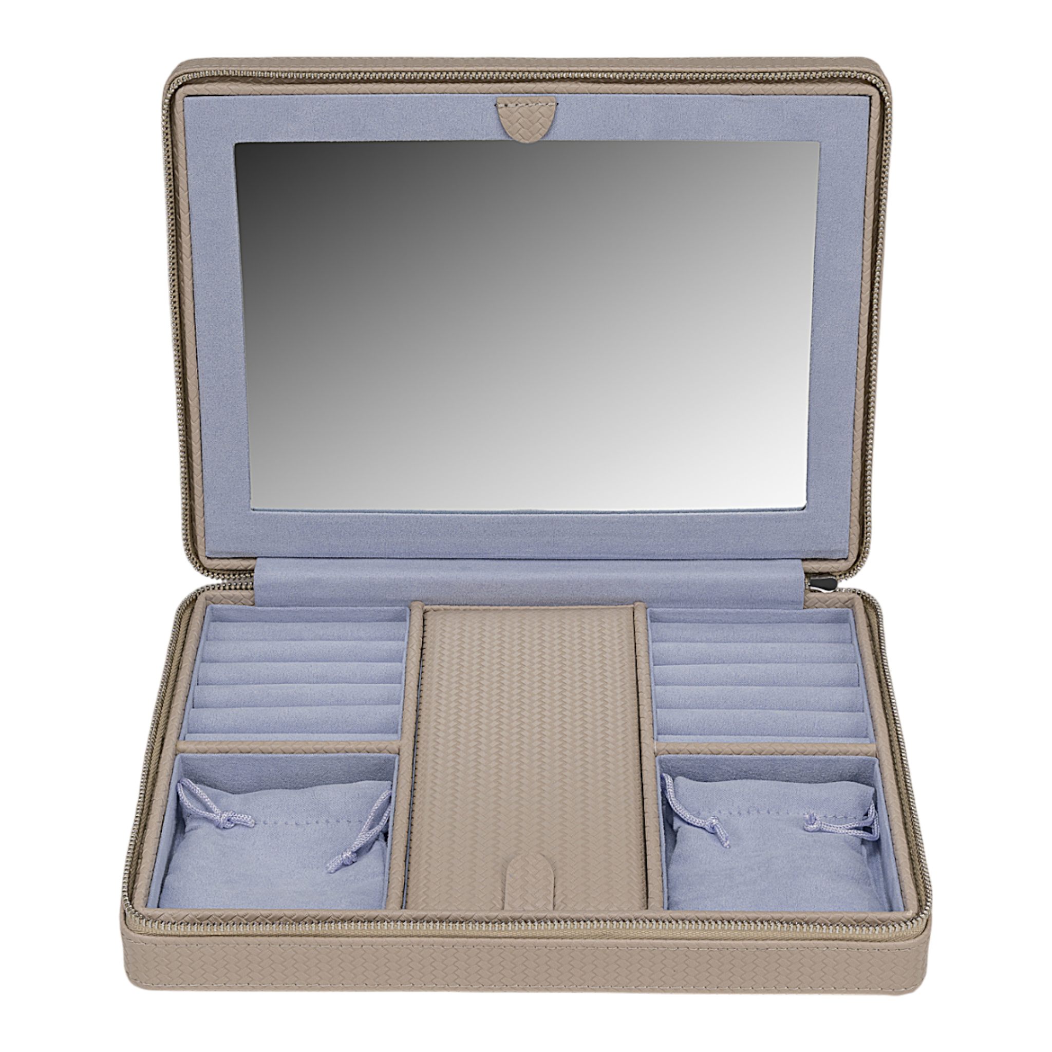 Reissverschluss Schmuckbox corbello / taupe