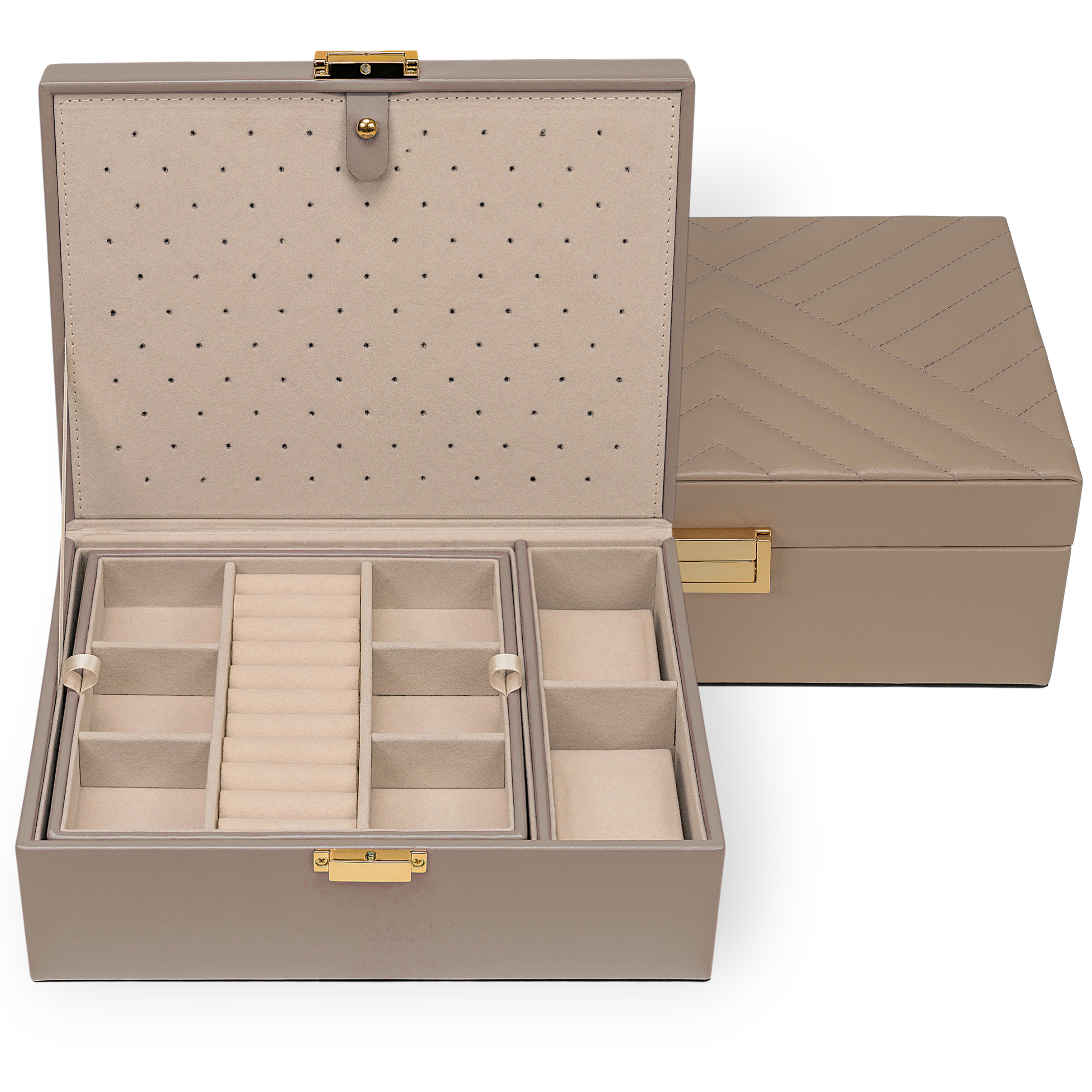 Charmbox mit 1 herausnehmbaren Einsatz essentials / beige