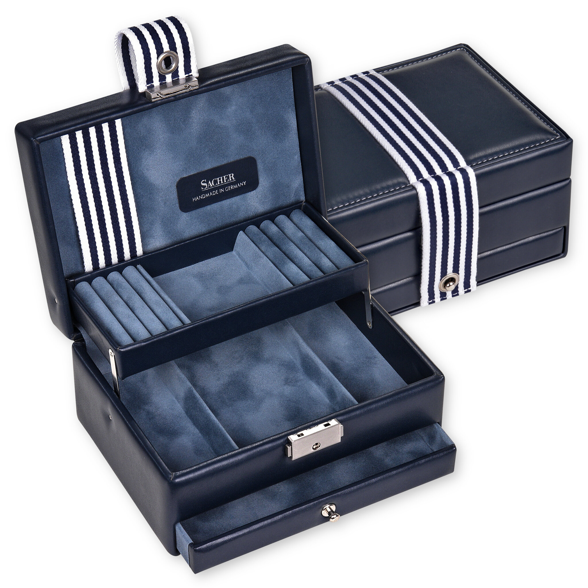 Jewellery box Carola young / navy