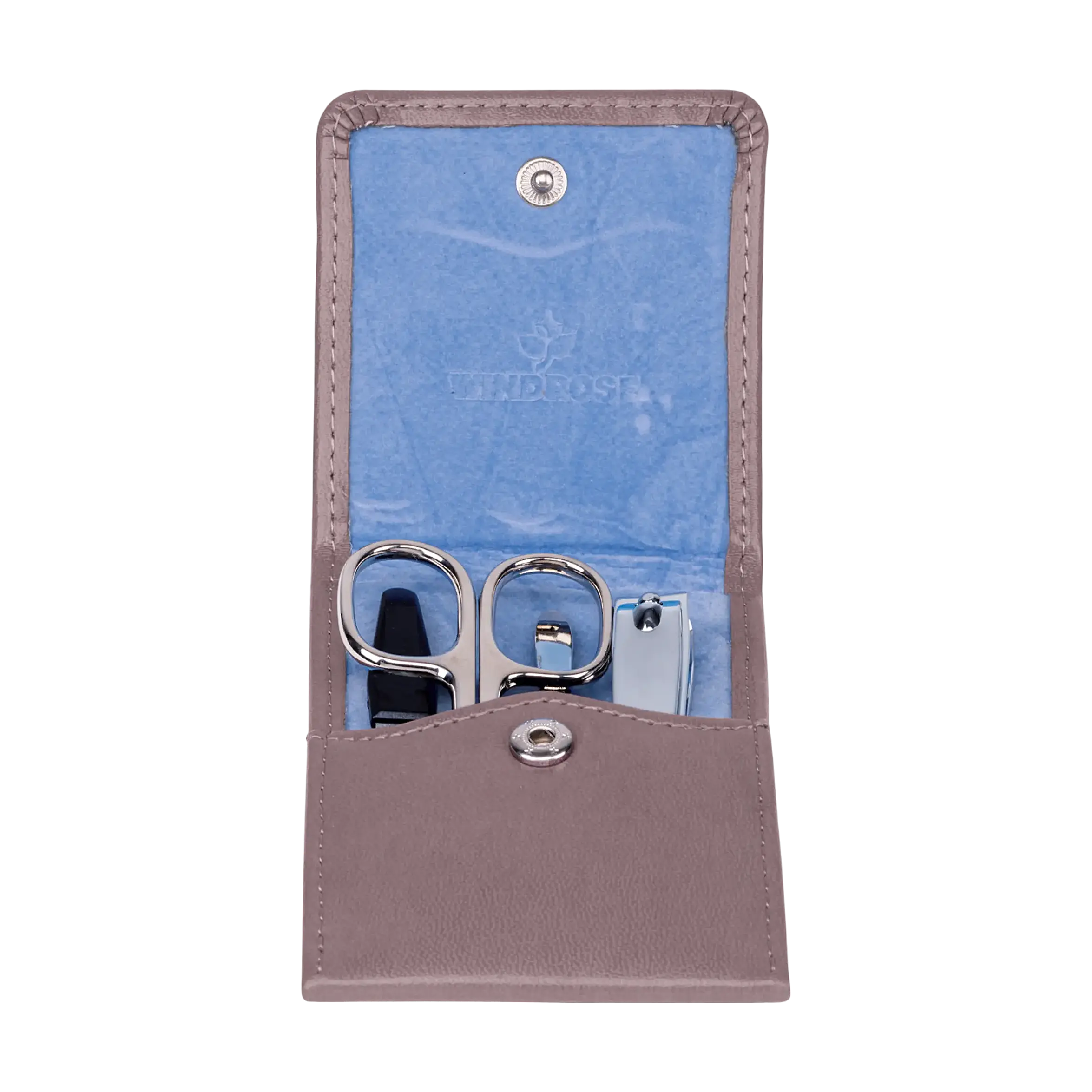 4-piece manicure case Merino Moda / grey