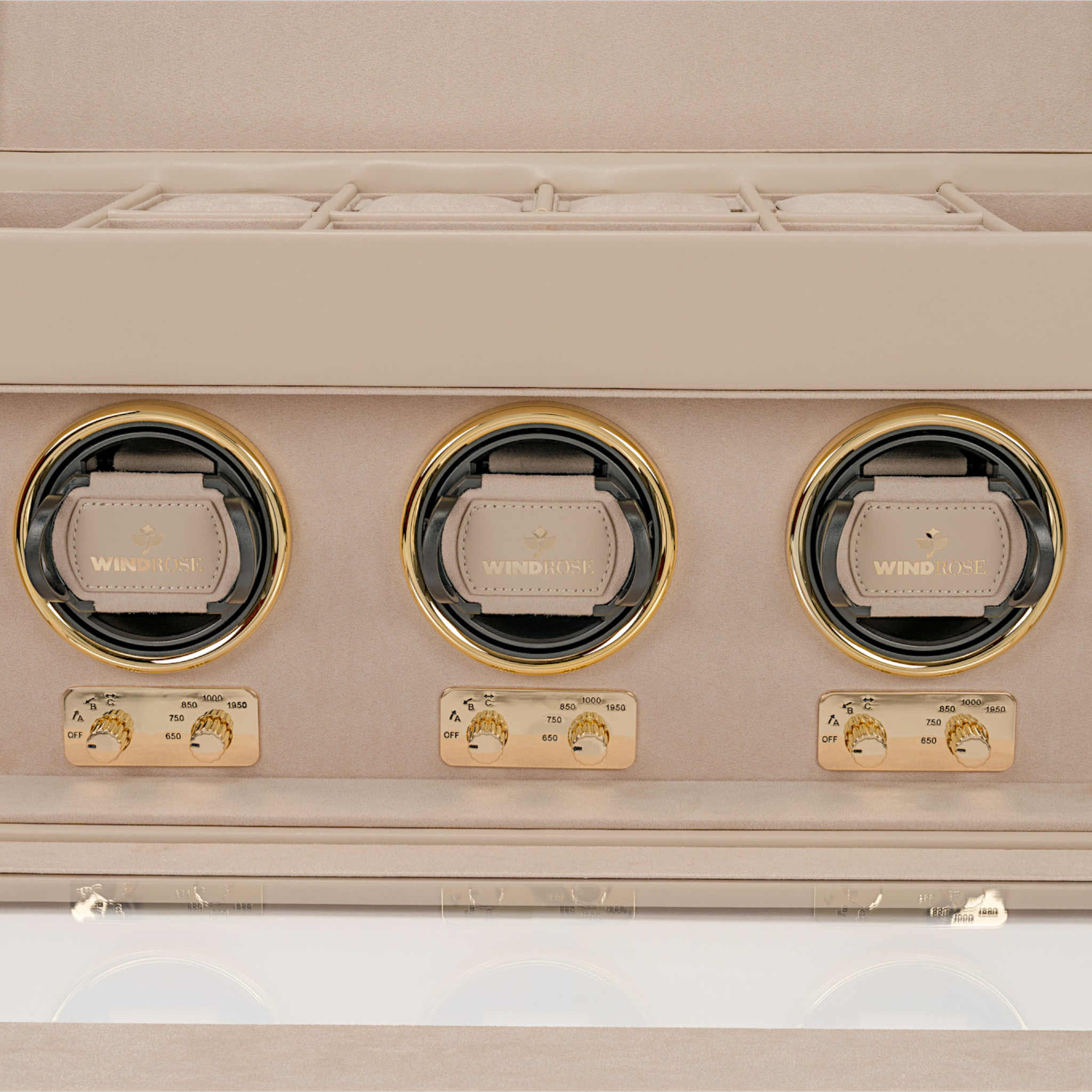Uhrenbeweger 3 Uhren luxora / beige