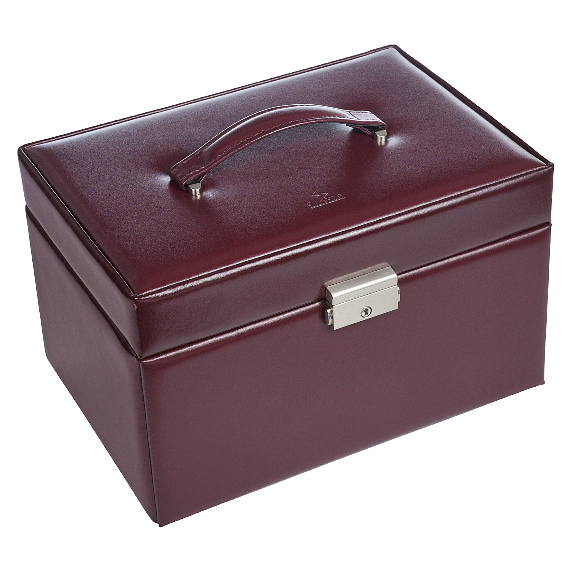 Schmuckkasten Katja new classic / bordeaux (Leder) 