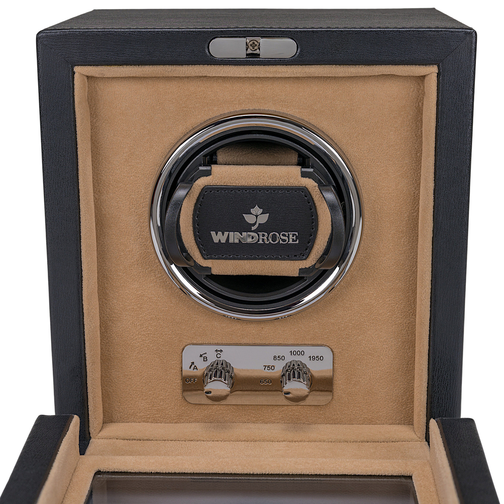 Uhrenbeweger 1 Uhr ambiance / schwarz (Leder) 