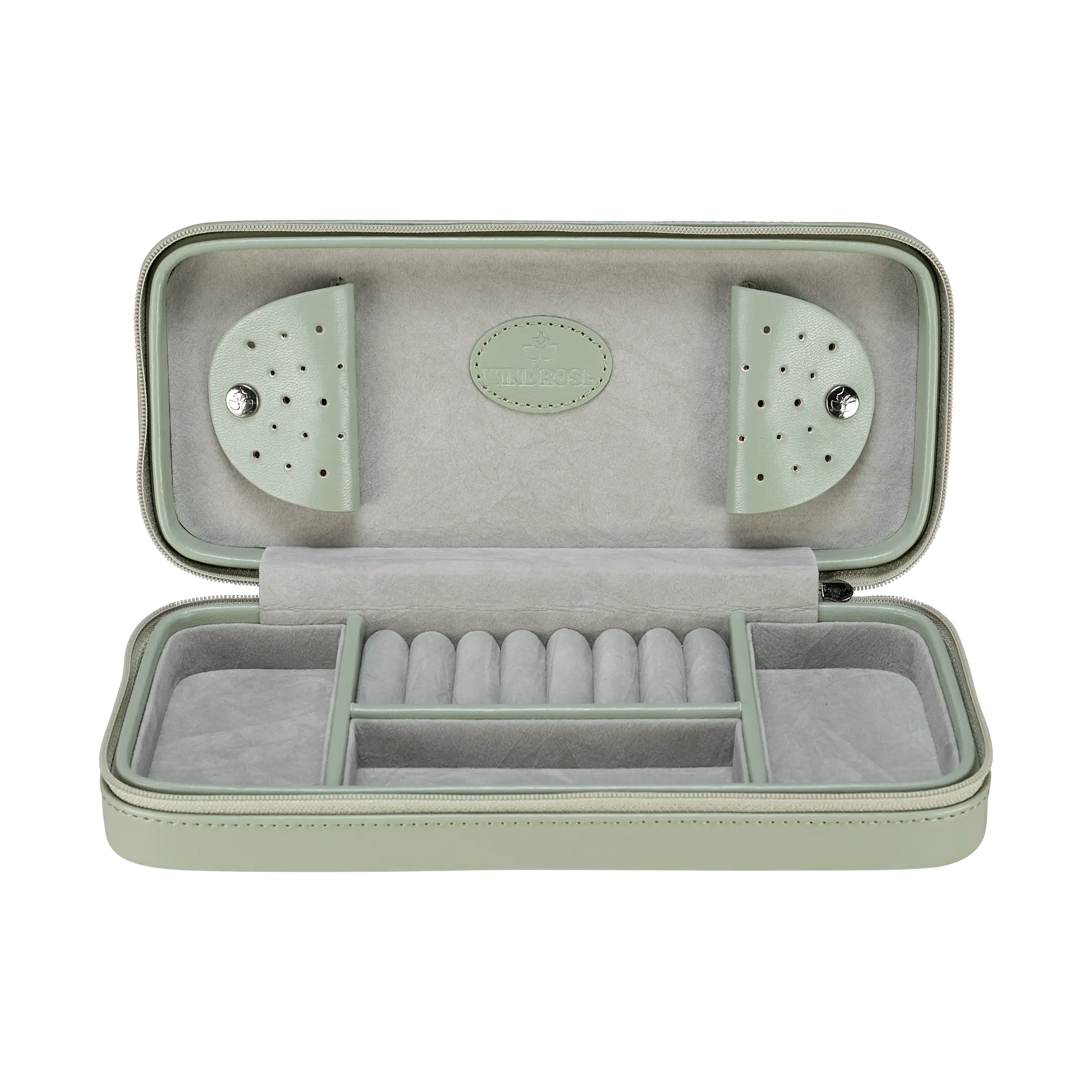 Charm box for travelling Merino Moda / sage