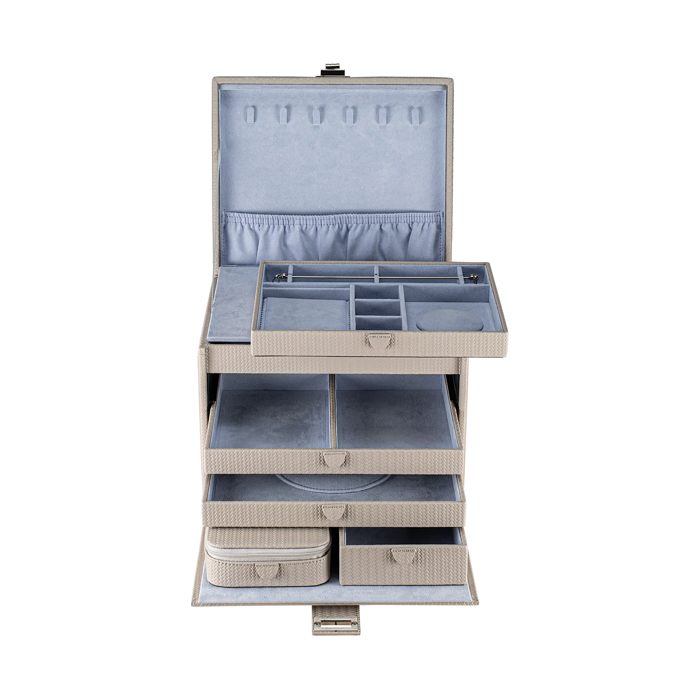 Jewellery case XL with travel case Corbello / taupe