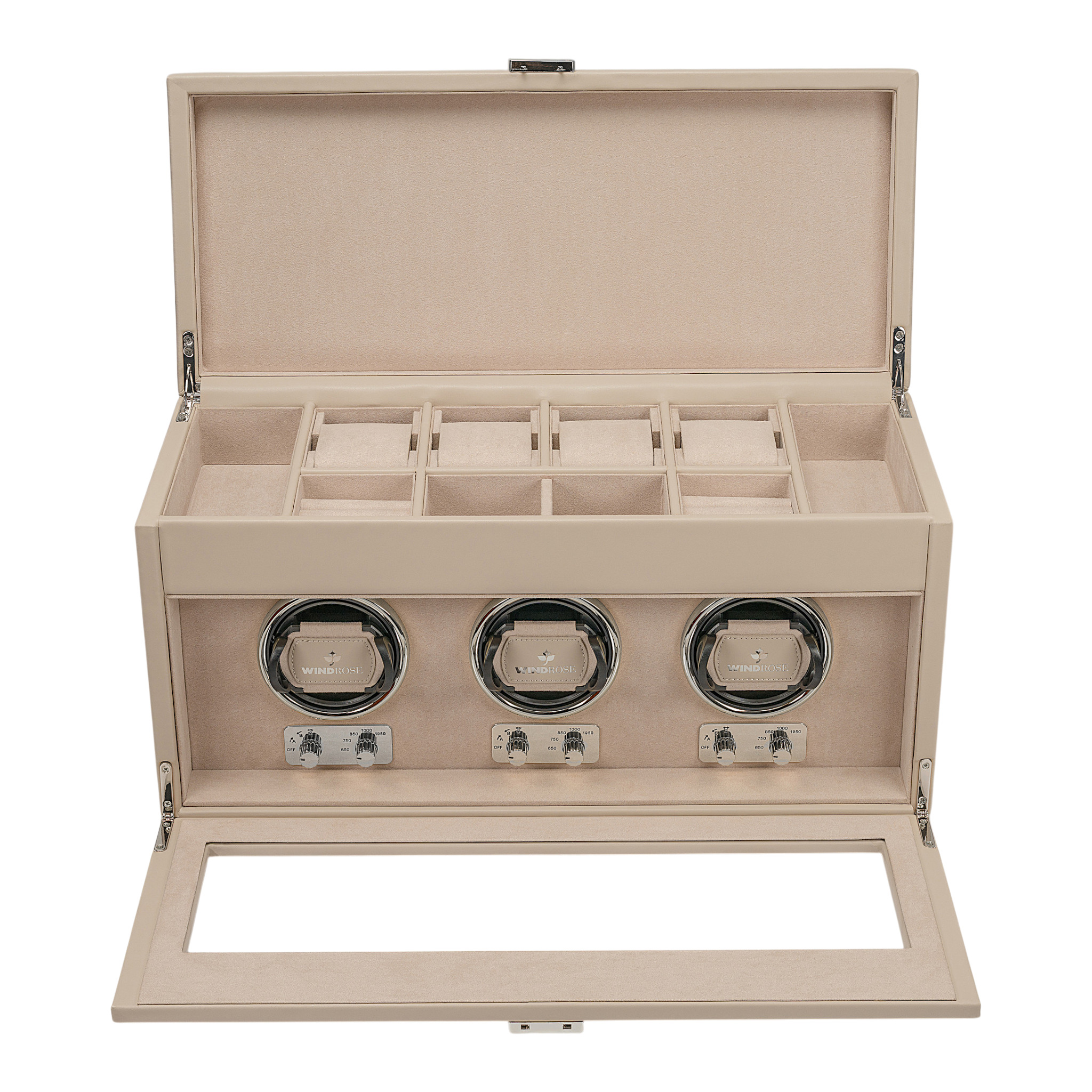 Uhrenbeweger 3 Uhren luxora / beige