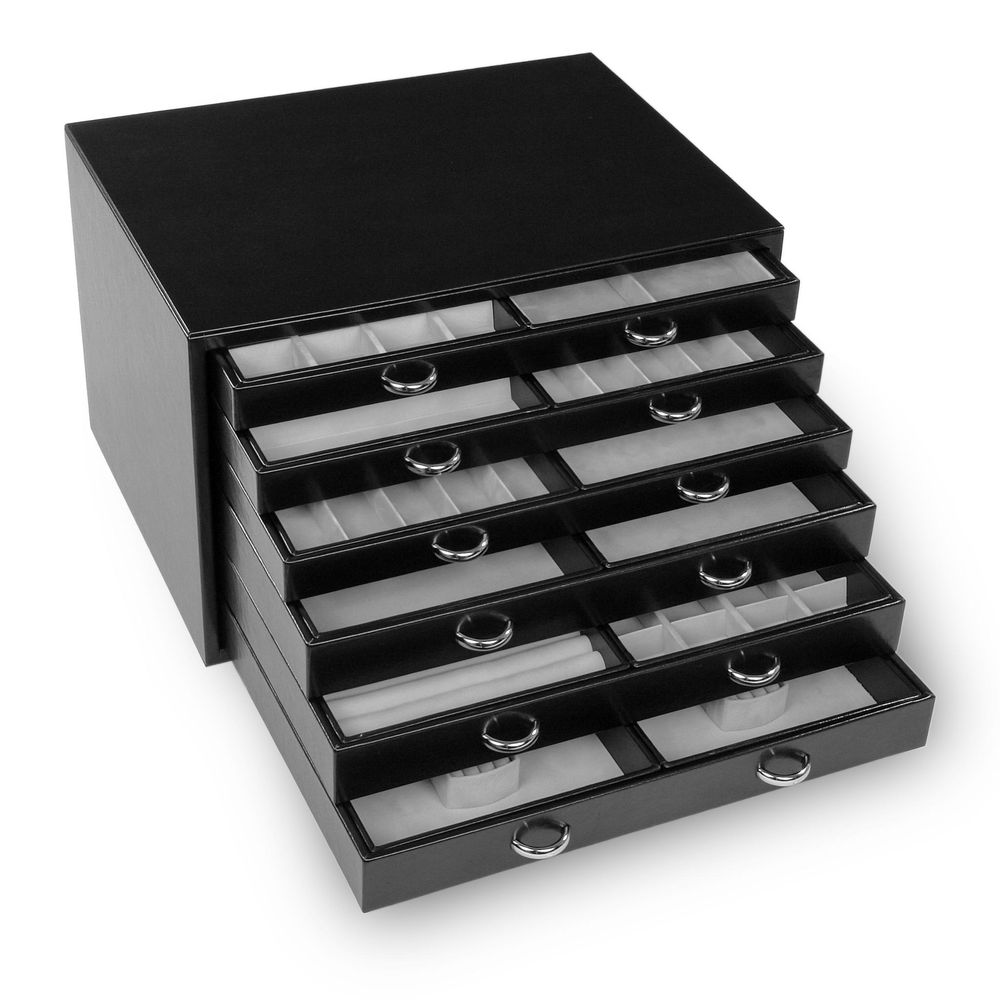 Grand VARIO vario jewellery chest / black