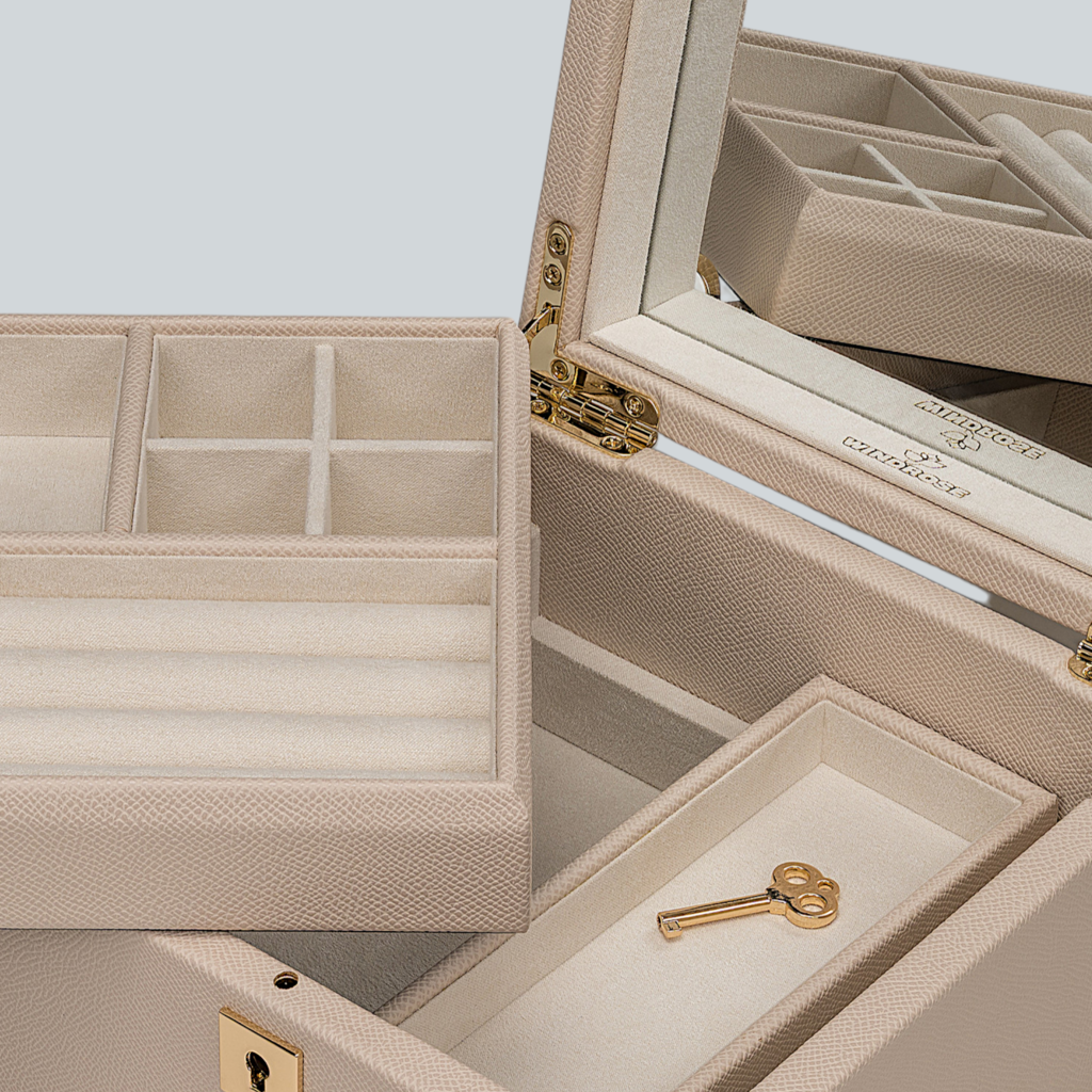 Schmuckkoffer luxora / beige
