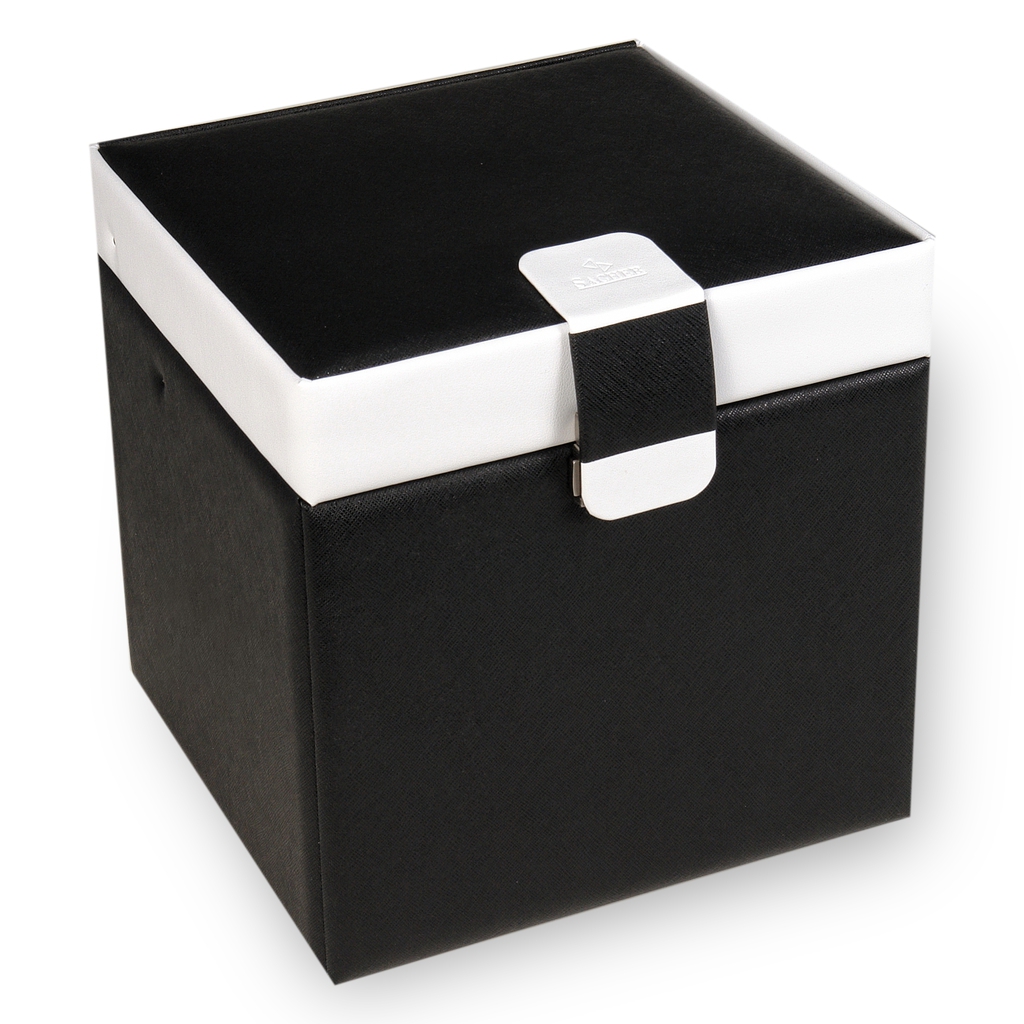 Jewellery box Lisa nero bianco / black