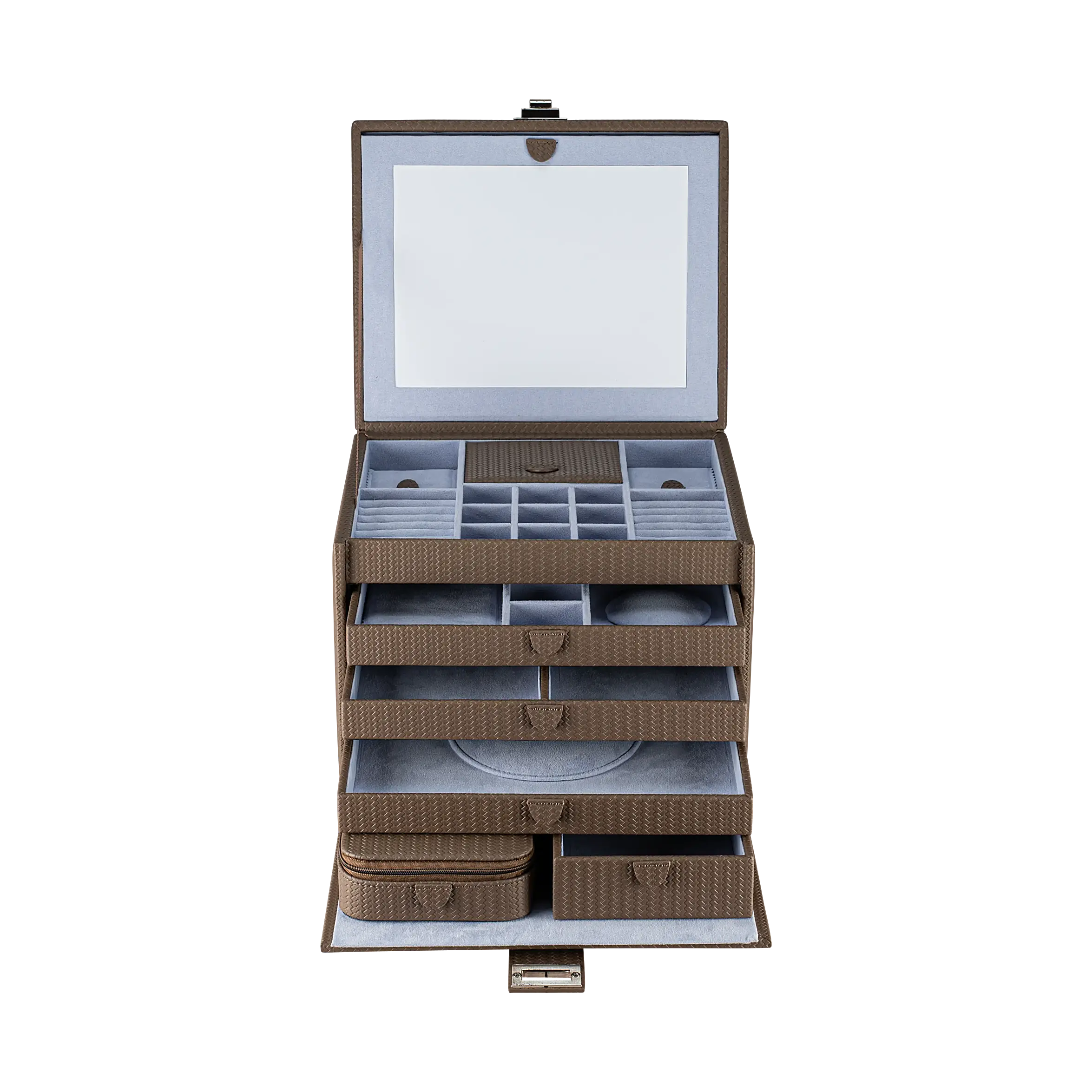 Jewellery case XL with travel case Corbello / mocca