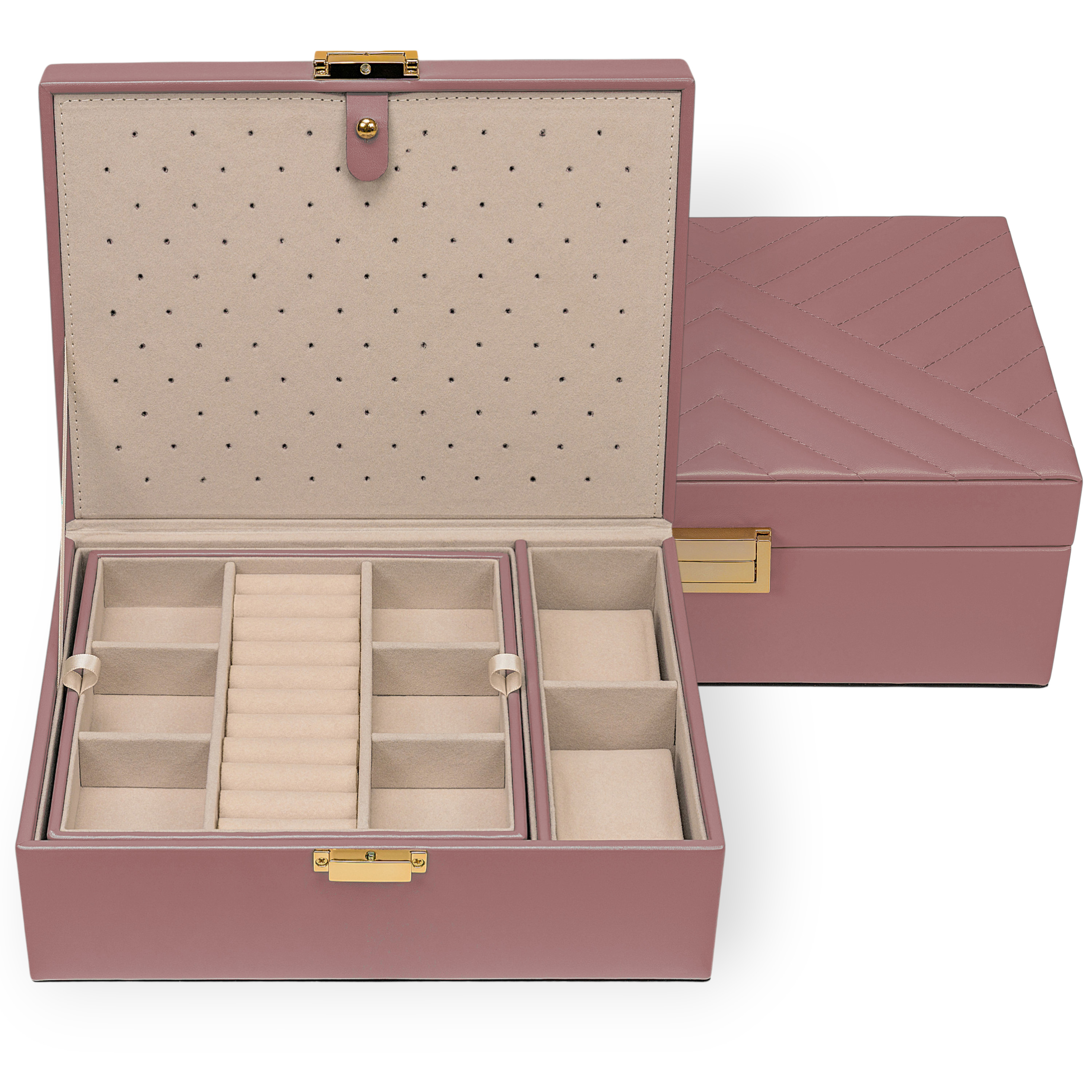 Charmbox mit 1 herausnehmbaren Einsatz essentials / rosé