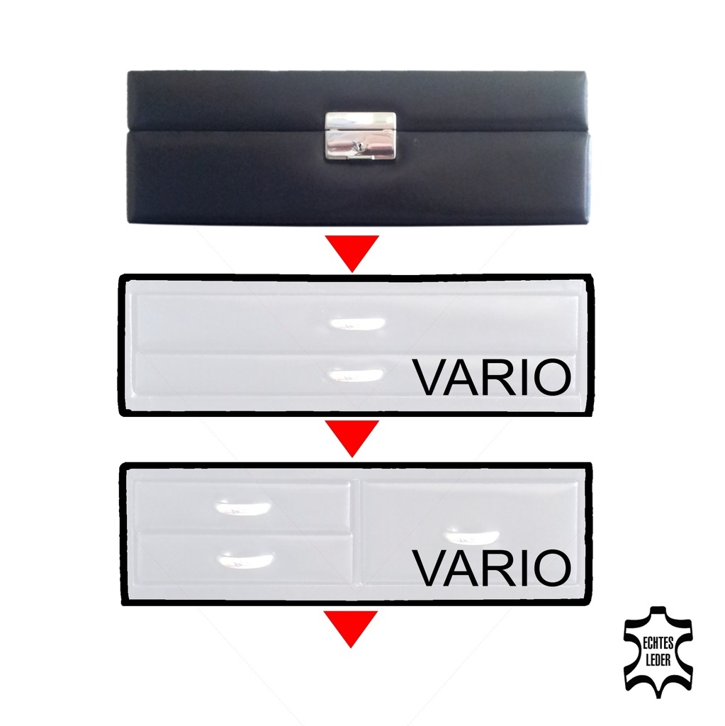 Top-Modul VARIO vario / schwarz (Leder) 