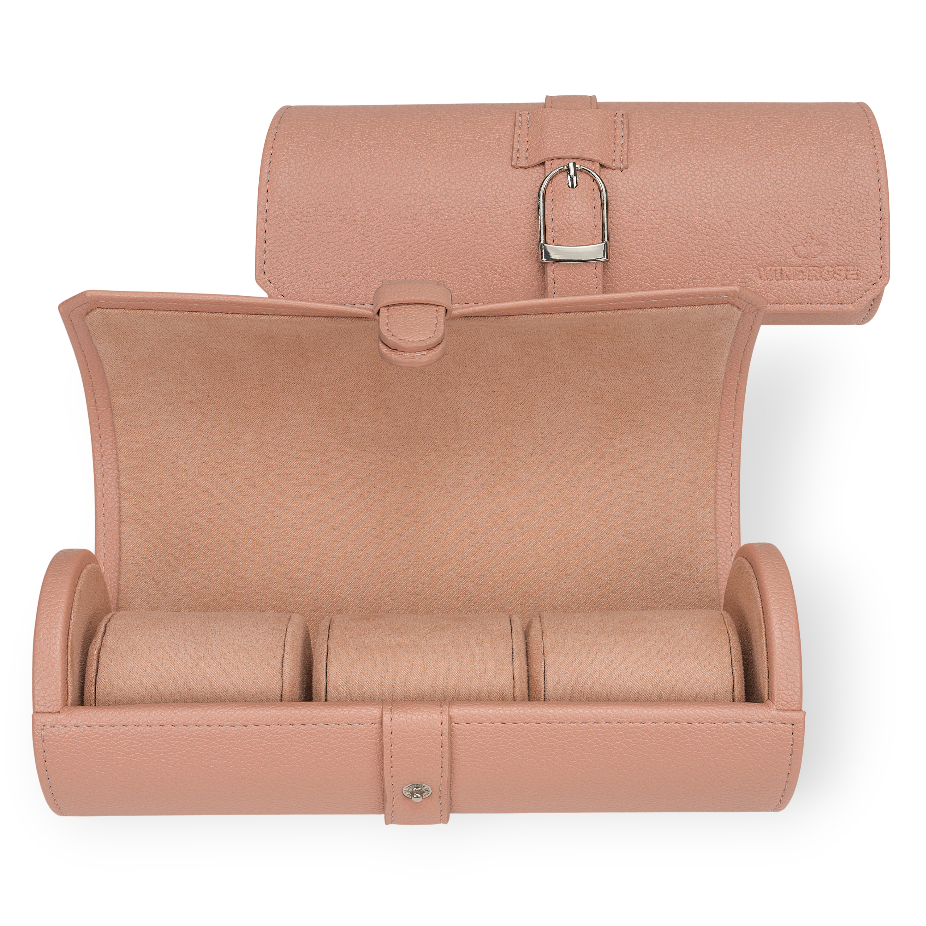 Uhrenetui für 3 Uhren Marvella / rosé
