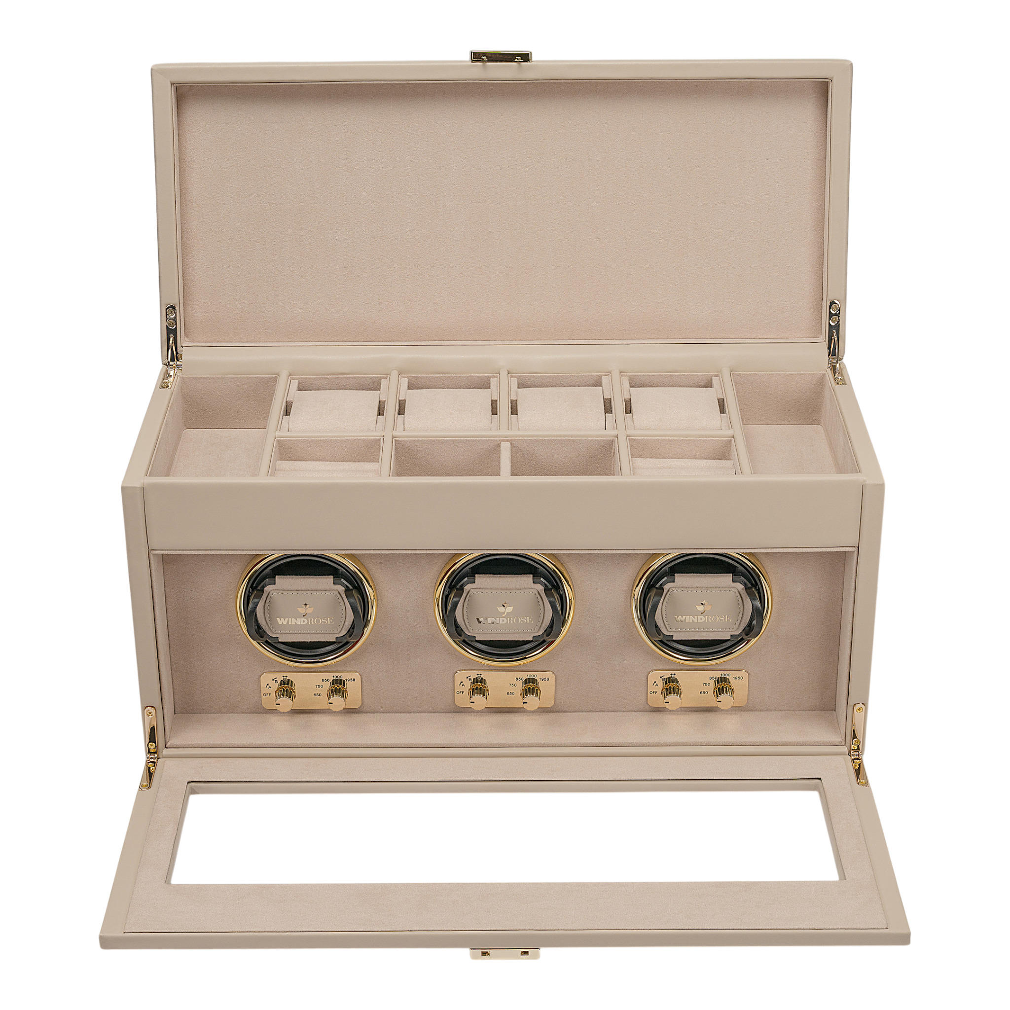 Uhrenbeweger 3 Uhren luxora / beige