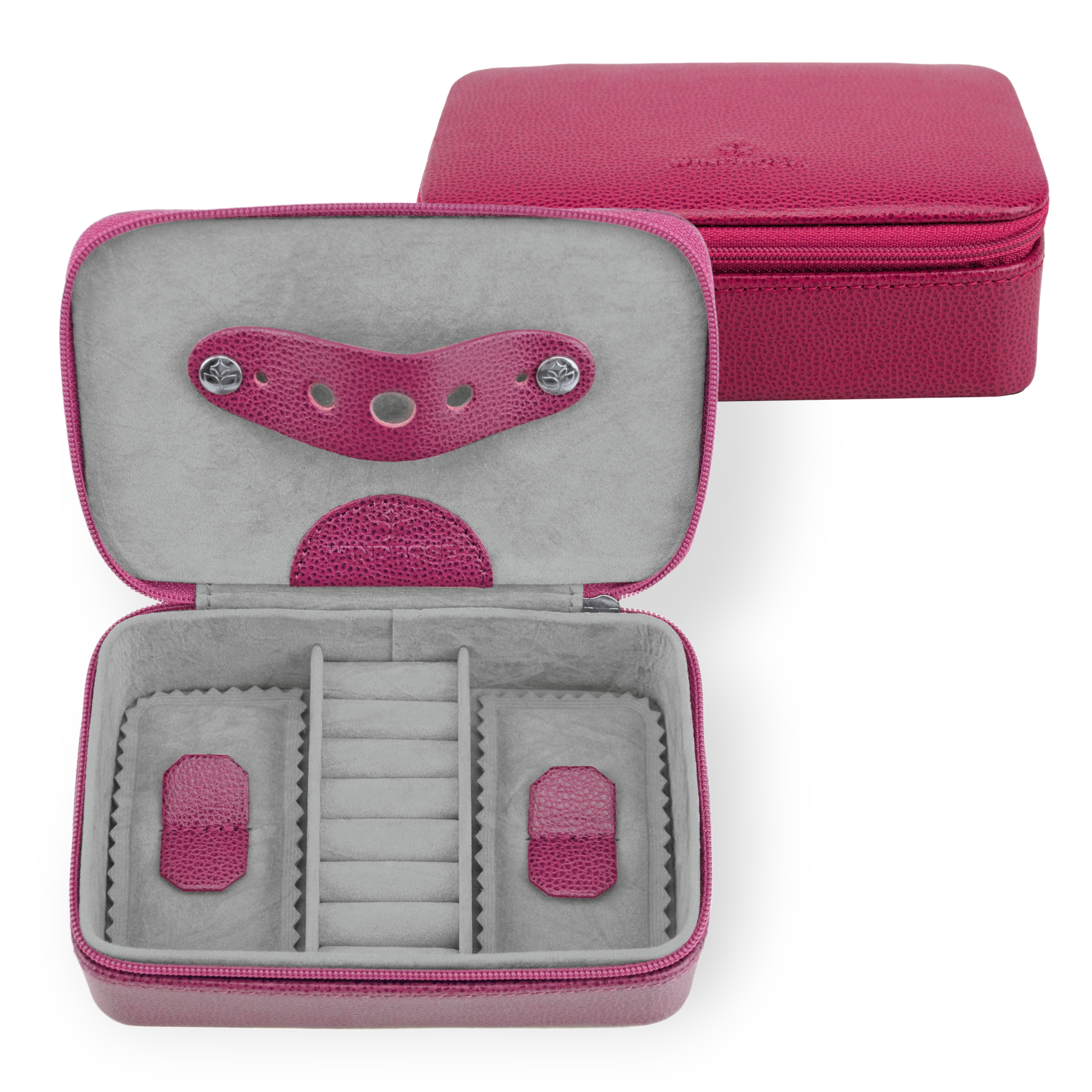 Schmuckdose Beluga / beere (Leder) 