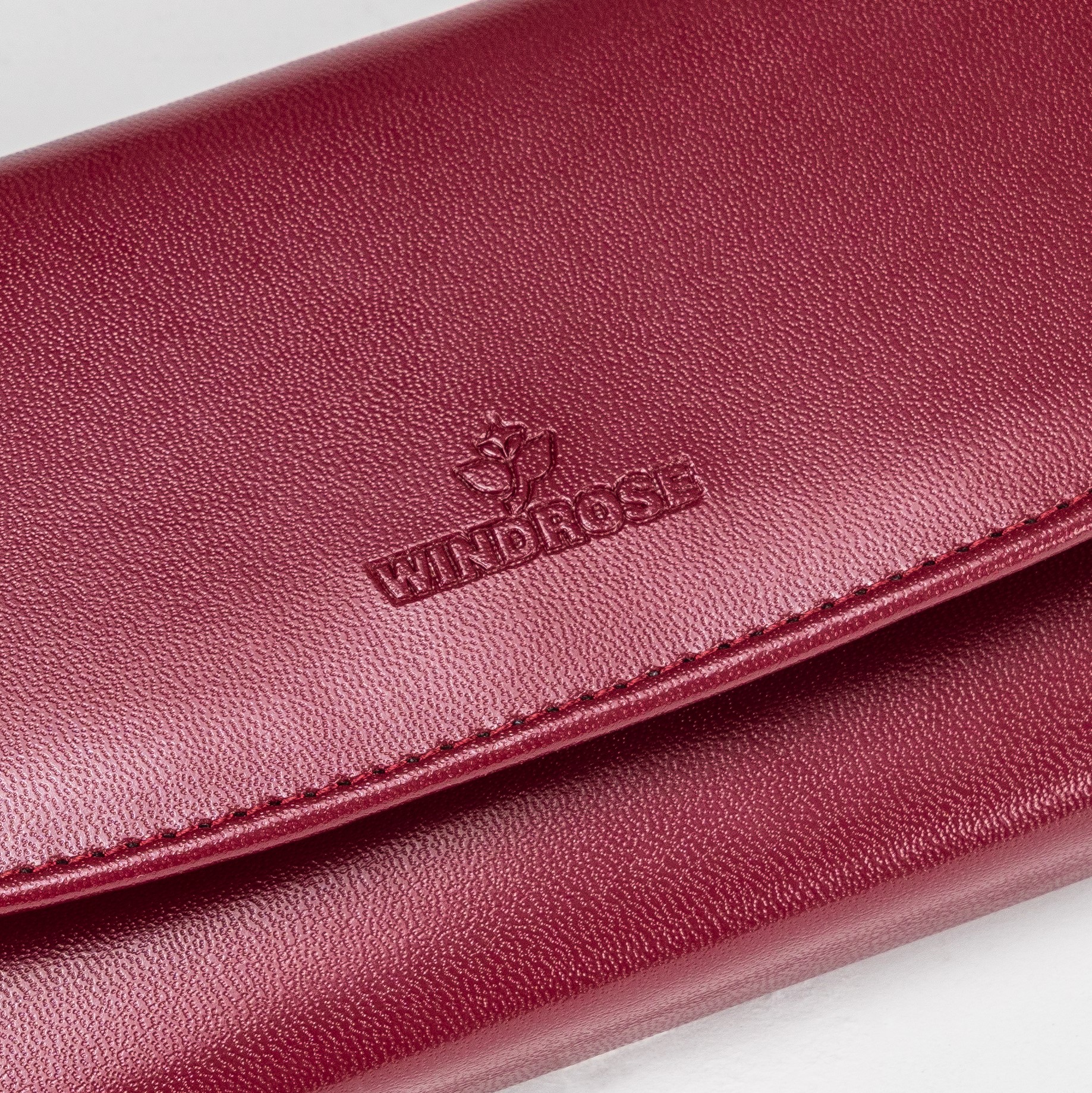 Schmucktasche Merino / rot
