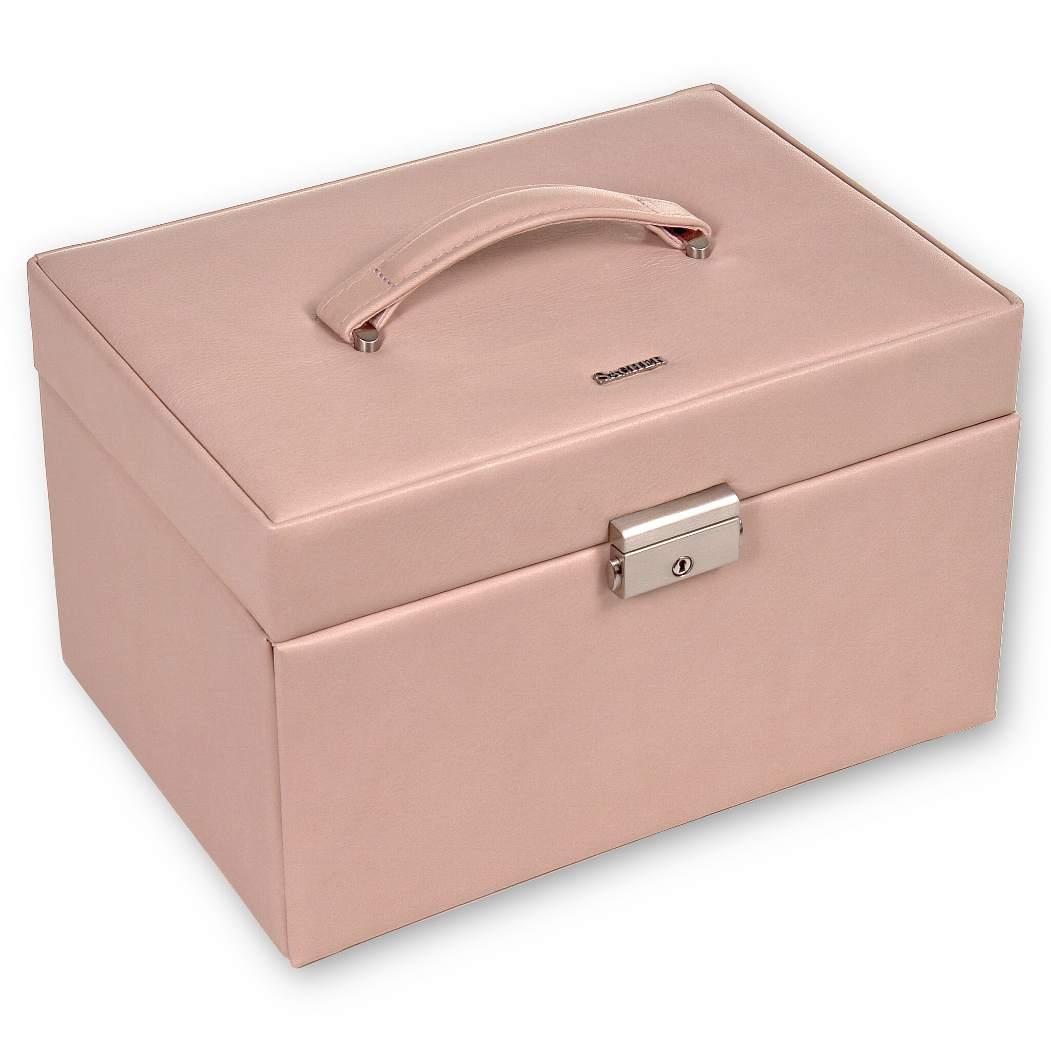 Jewellery box Lena pastelo / rosé (leather) 