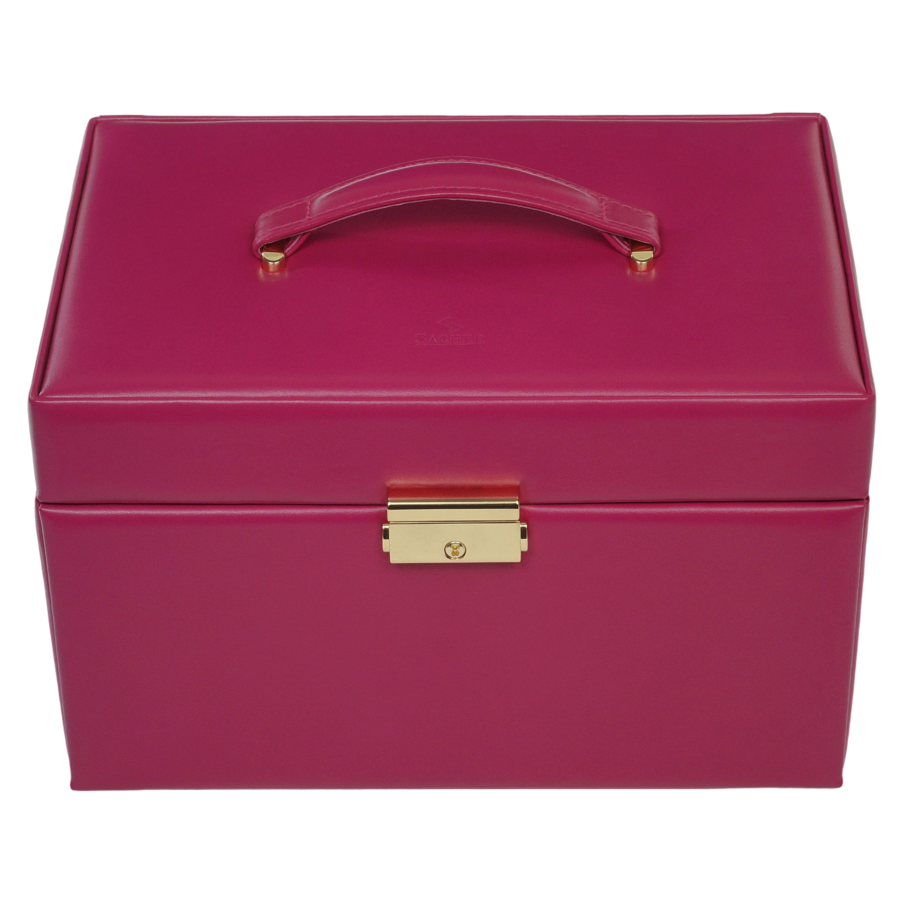 Jewellery box Karen colisimo / pink (full cowhide) 