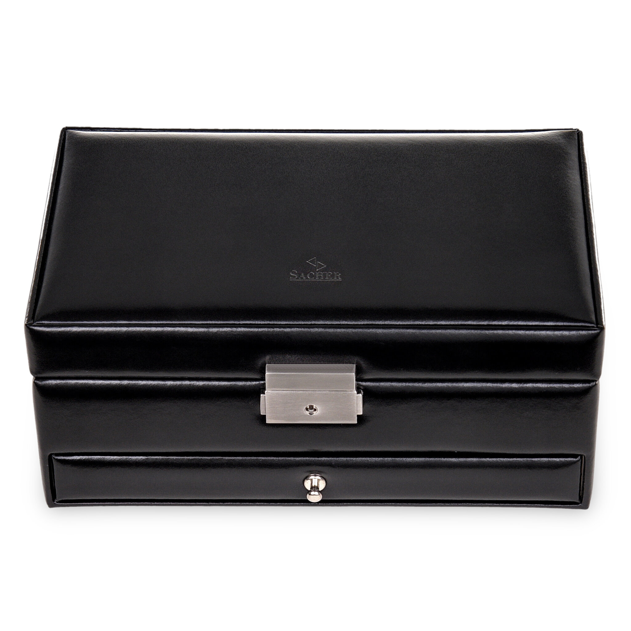 Coffret à bijoux Hanna new classic / noir (cuir) 