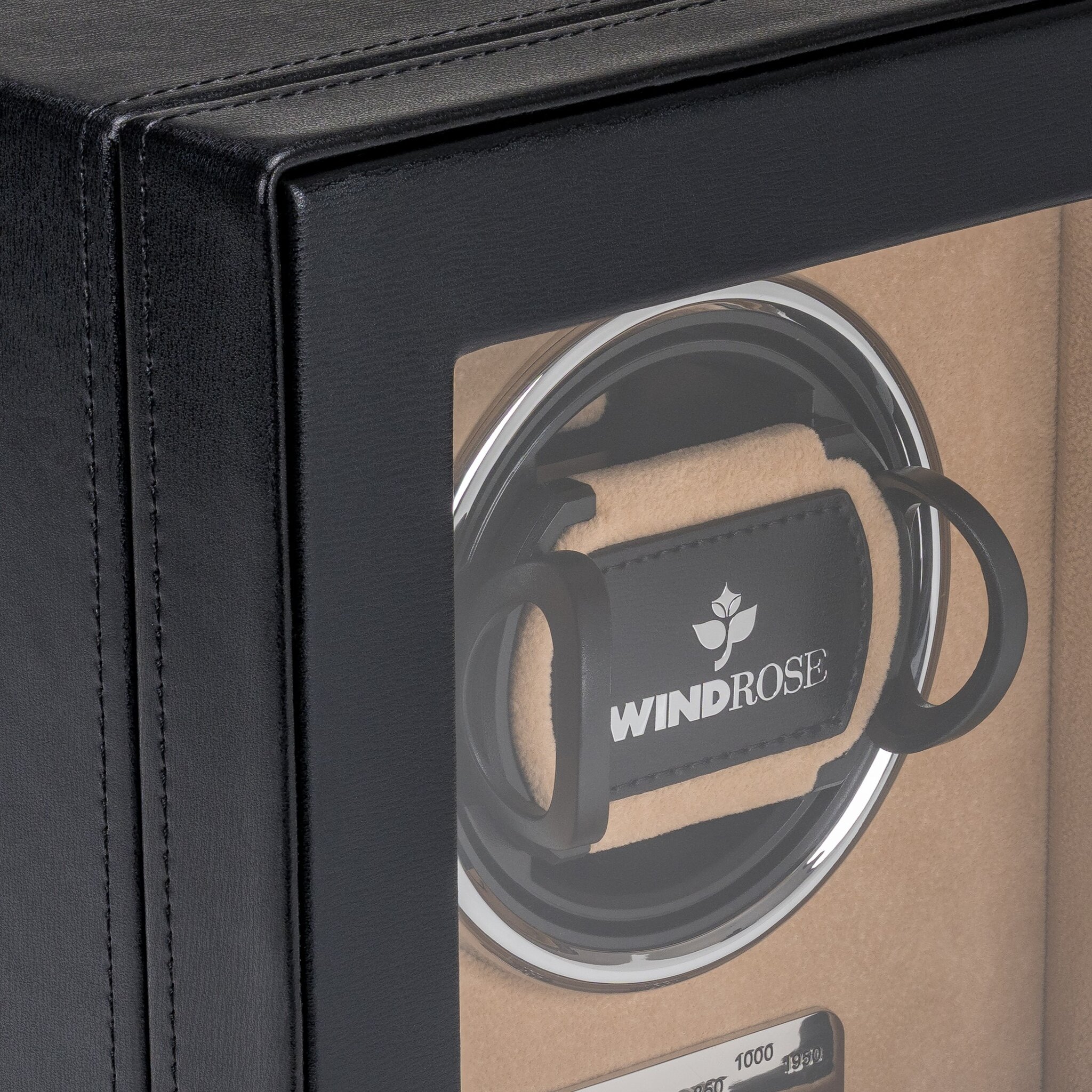 Uhrenbeweger 1 Uhr ambiance / schwarz (Leder) 