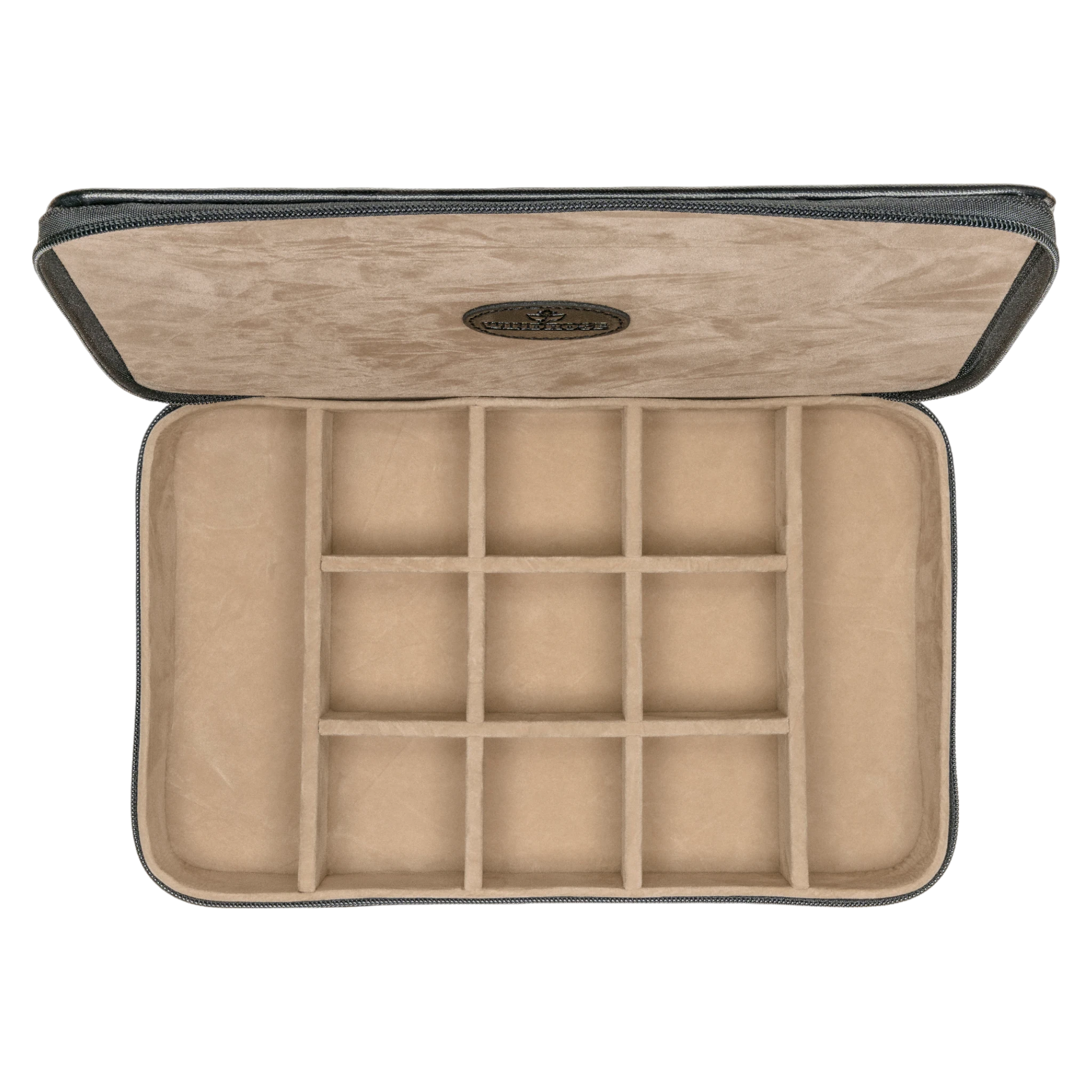 Charmbox für die Reise Merino / schwarz