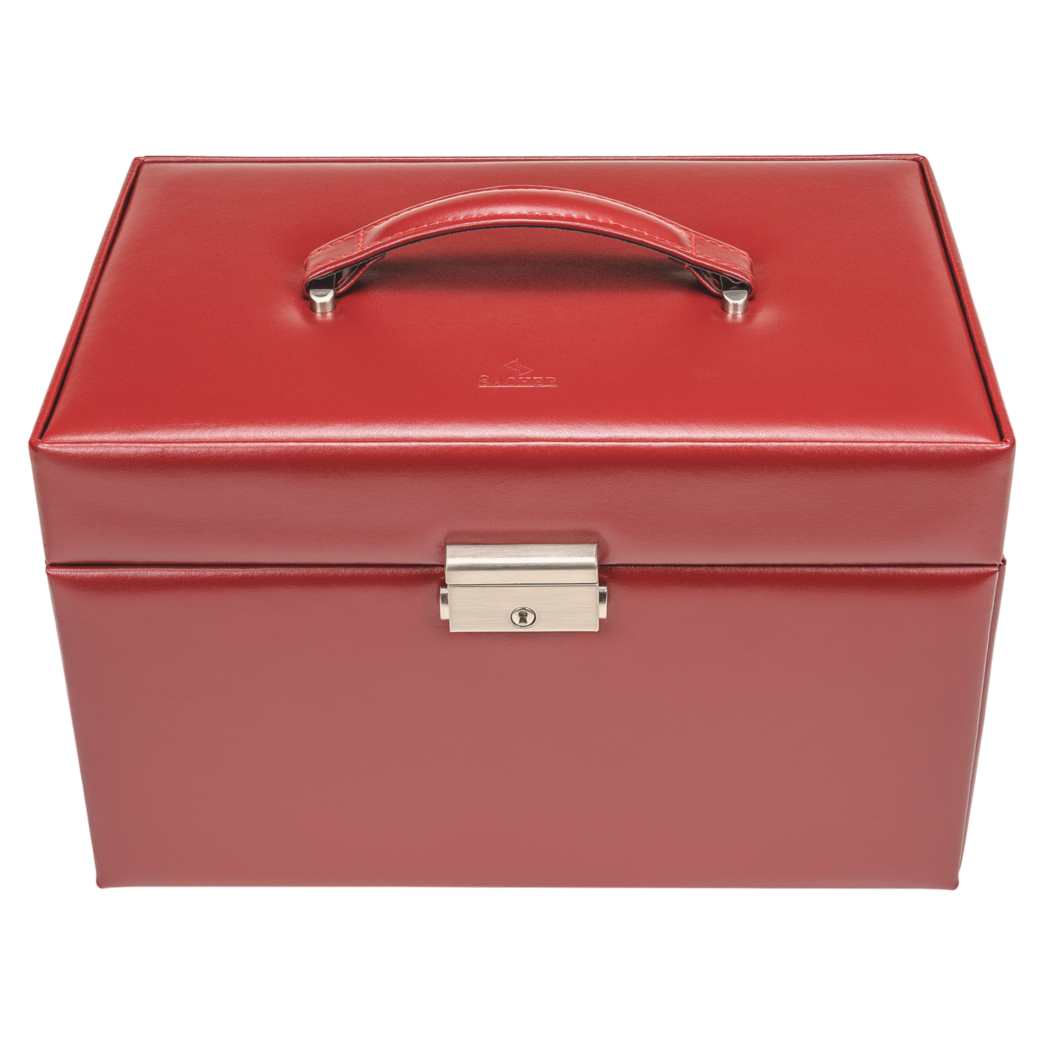 Schmuckkasten Lena amadora / rot (Leder) 