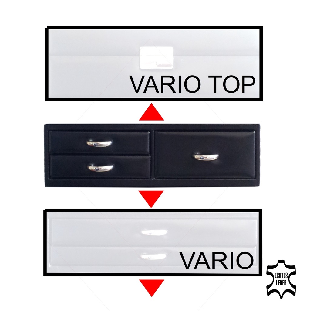 Standard-Modul VARIO Uhren vario / schwarz (Leder) 