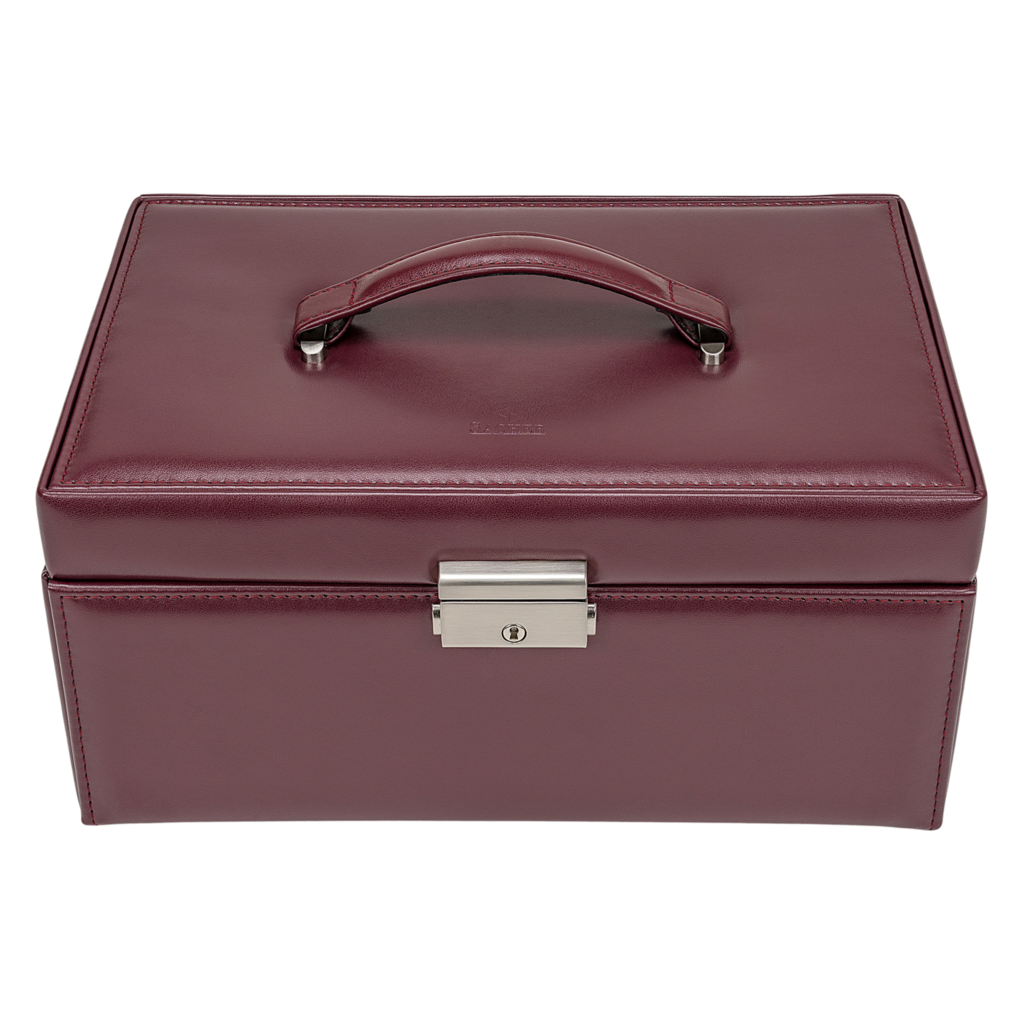 Schmuckkasten Ina florage / bordeaux