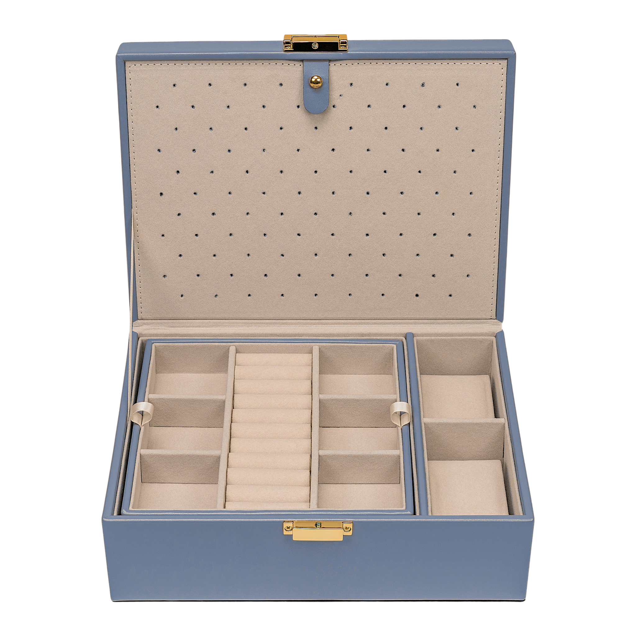 Charmbox mit 1 herausnehmbaren Einsätze essentials / blau