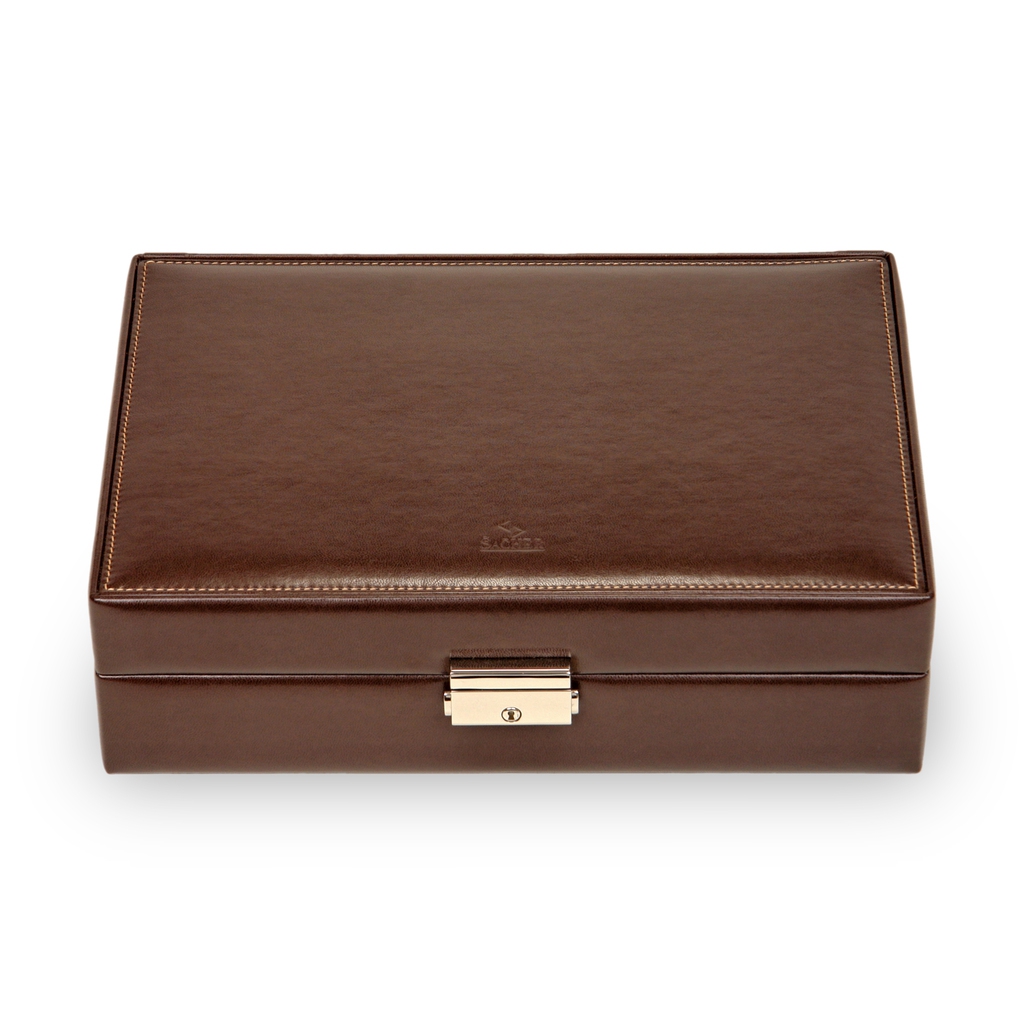 Watch case for 12 watches new classic / mocca