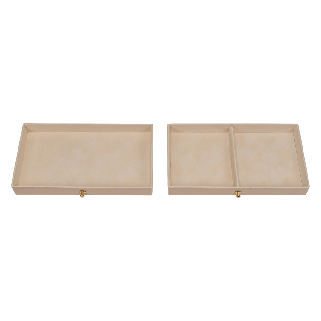 Schmuckkasten Emma pastello / beige (Leder) 