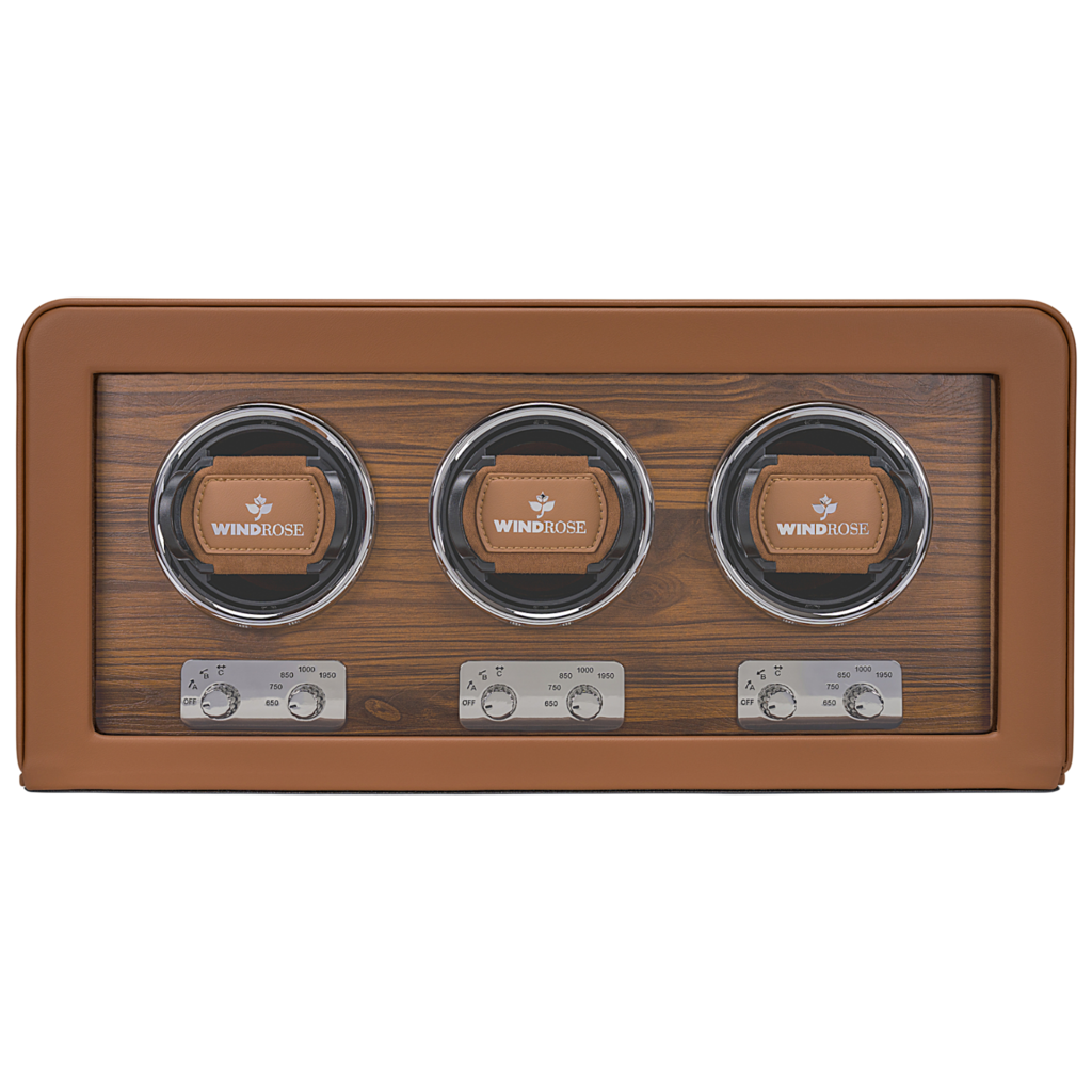 Uhrenbeweger 3 Uhren Noblesse / braun