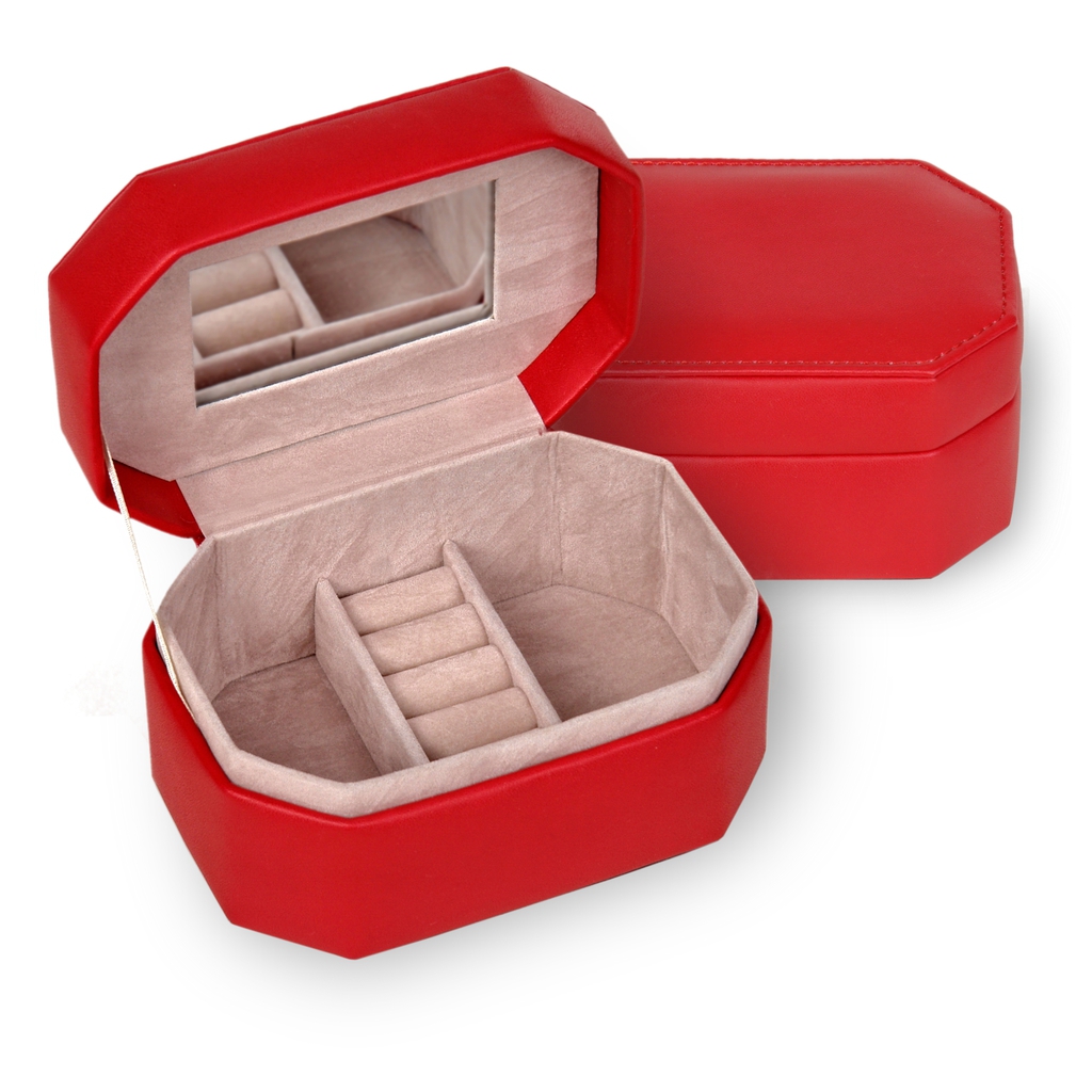 Girlie jewellery case standard / red