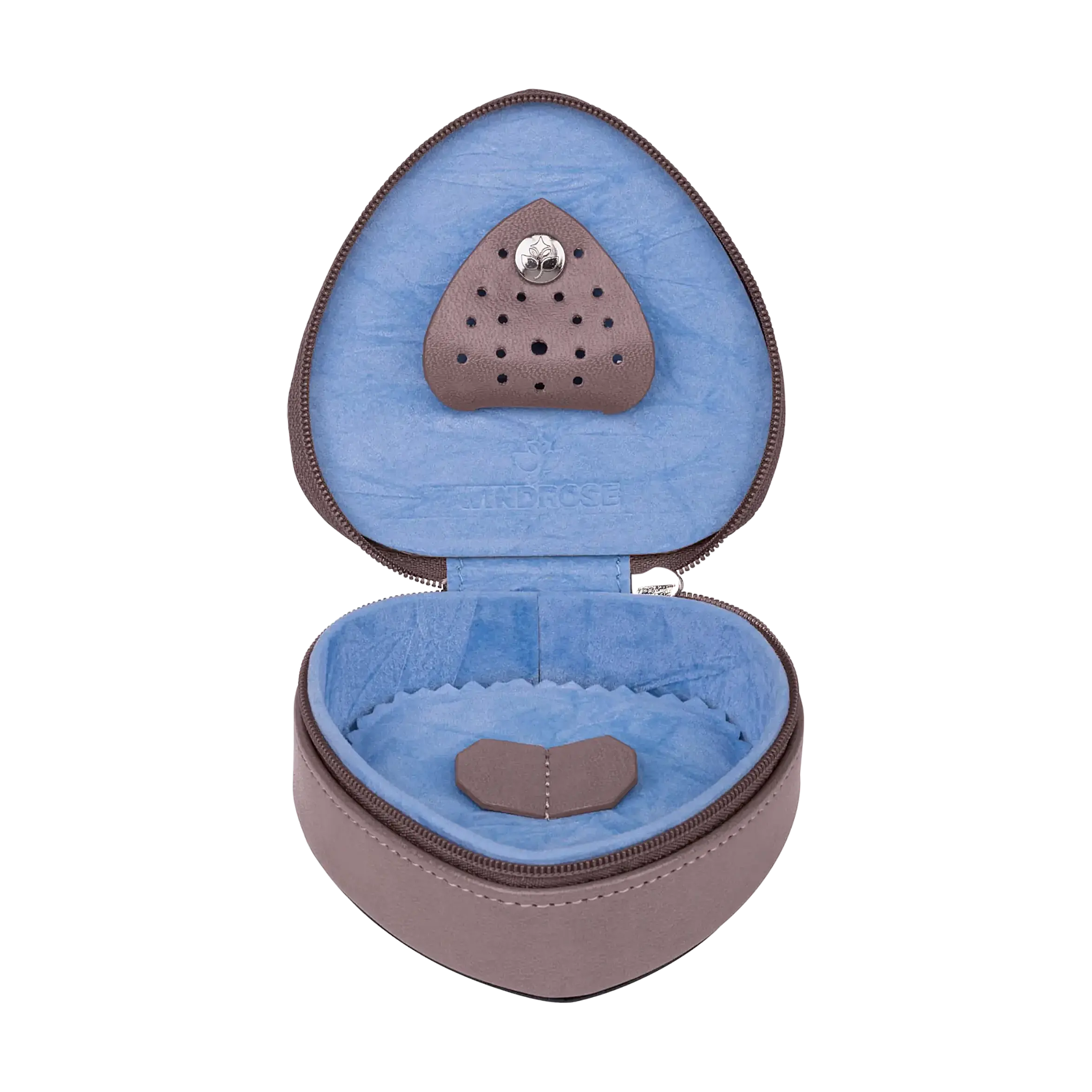Small heart box Merino Moda / grey