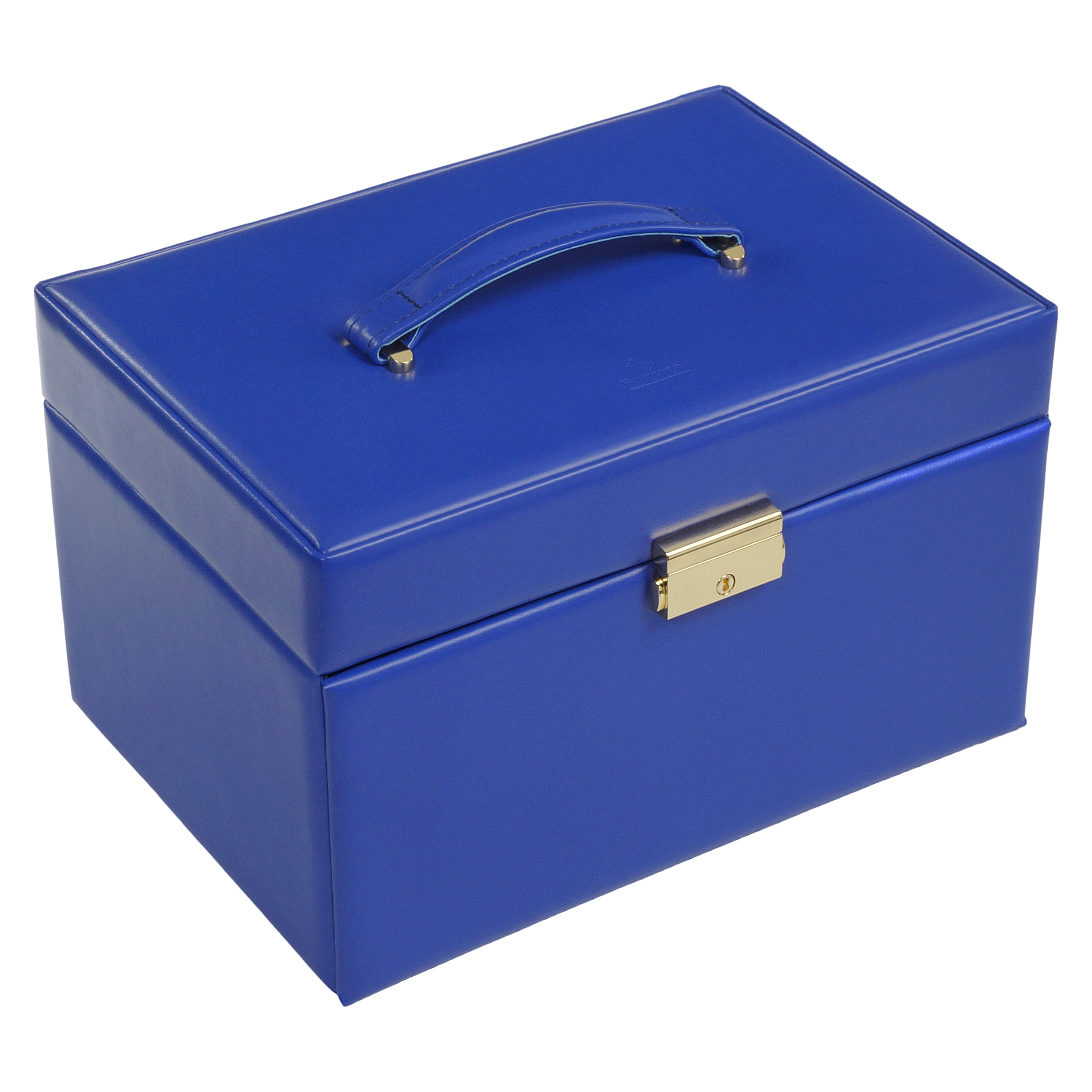 Jewellery box Karen colisimo / blue (full cowhide) 