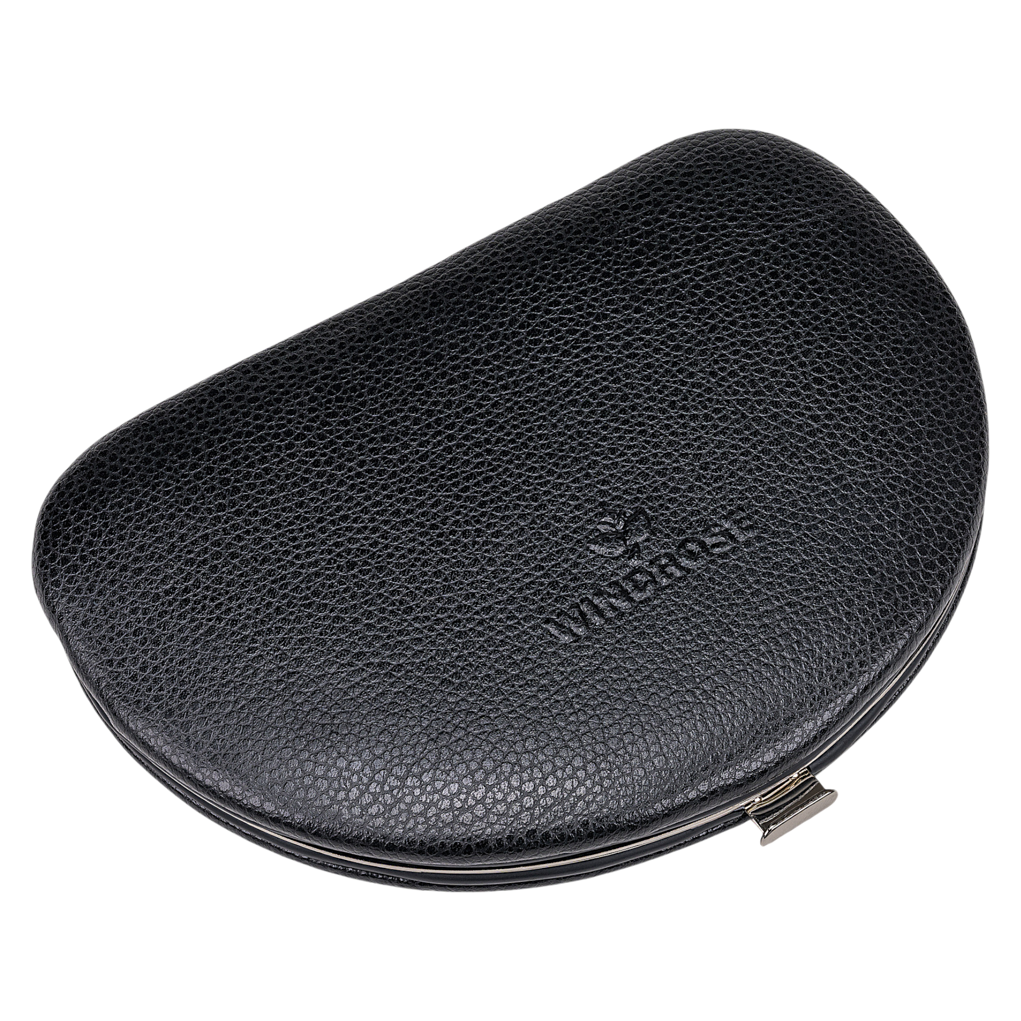 5-teilig Maniküretui beluga / schwarz (Leder) 