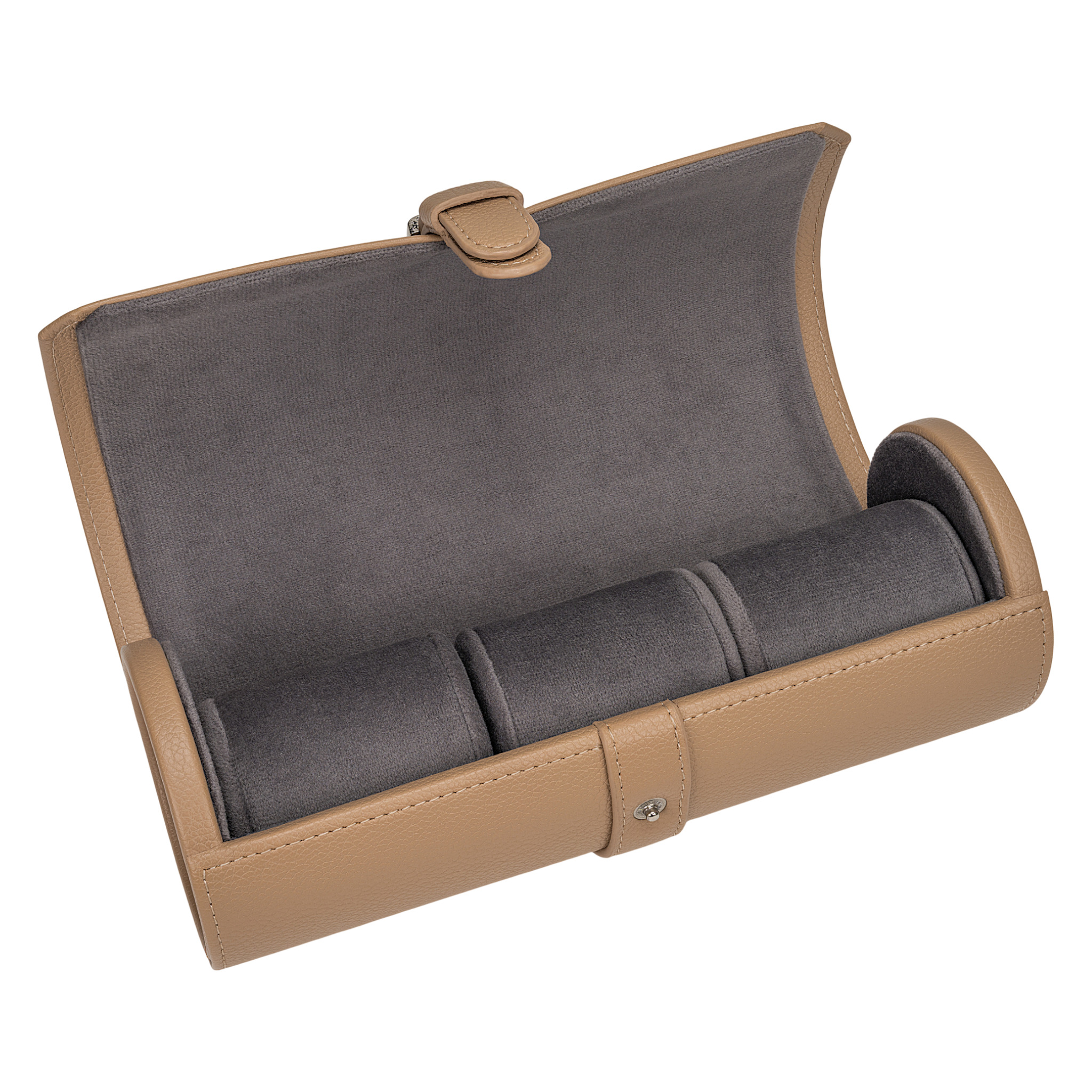 Uhrenetui für 3 Uhren Marvella / camel