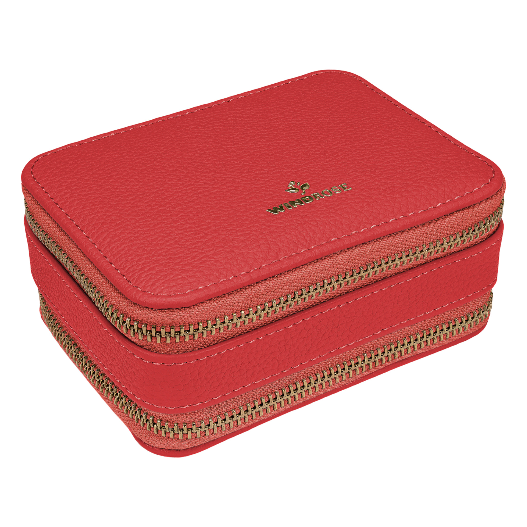 Jewellery case S with zip Aurora / coral