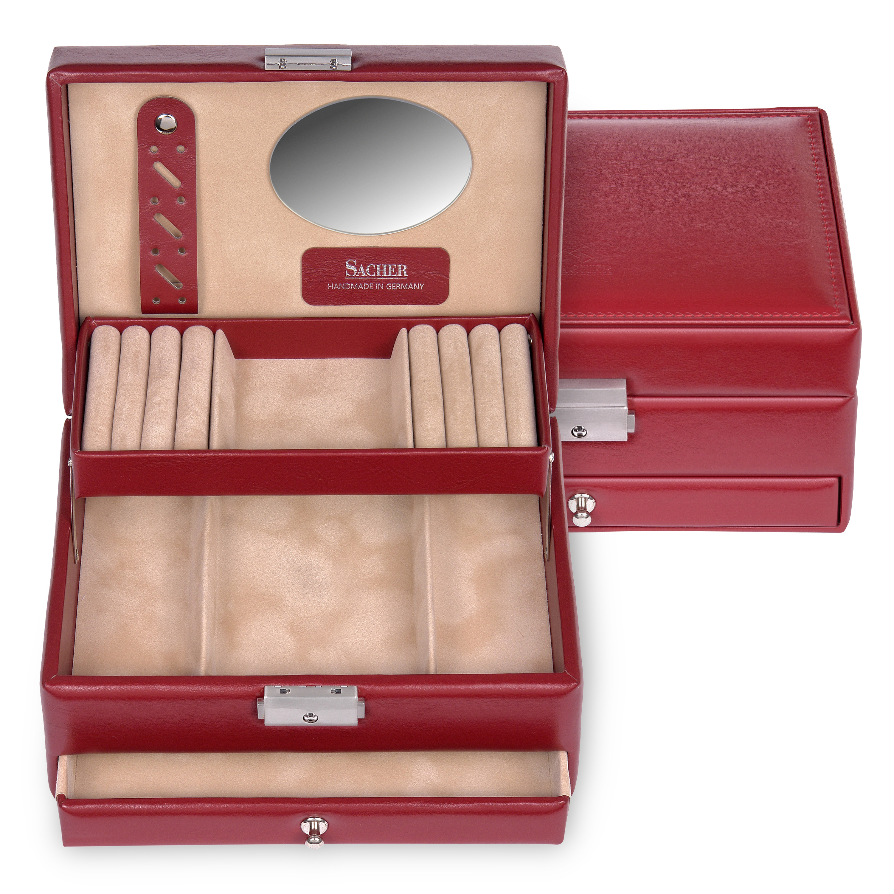 Coffret à bijoux Carola new classic / rouge