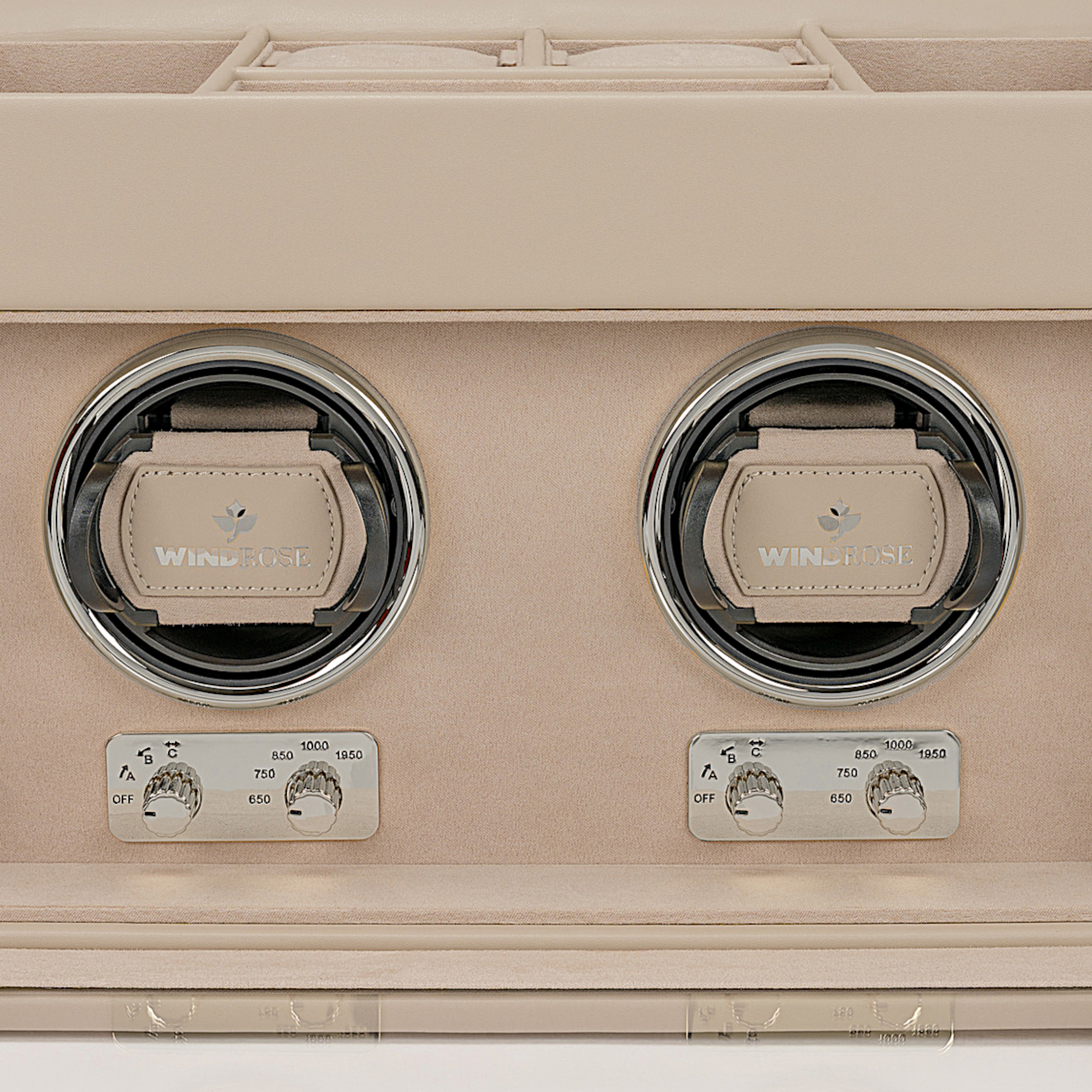 Uhrenbeweger 2 Uhren luxora / beige